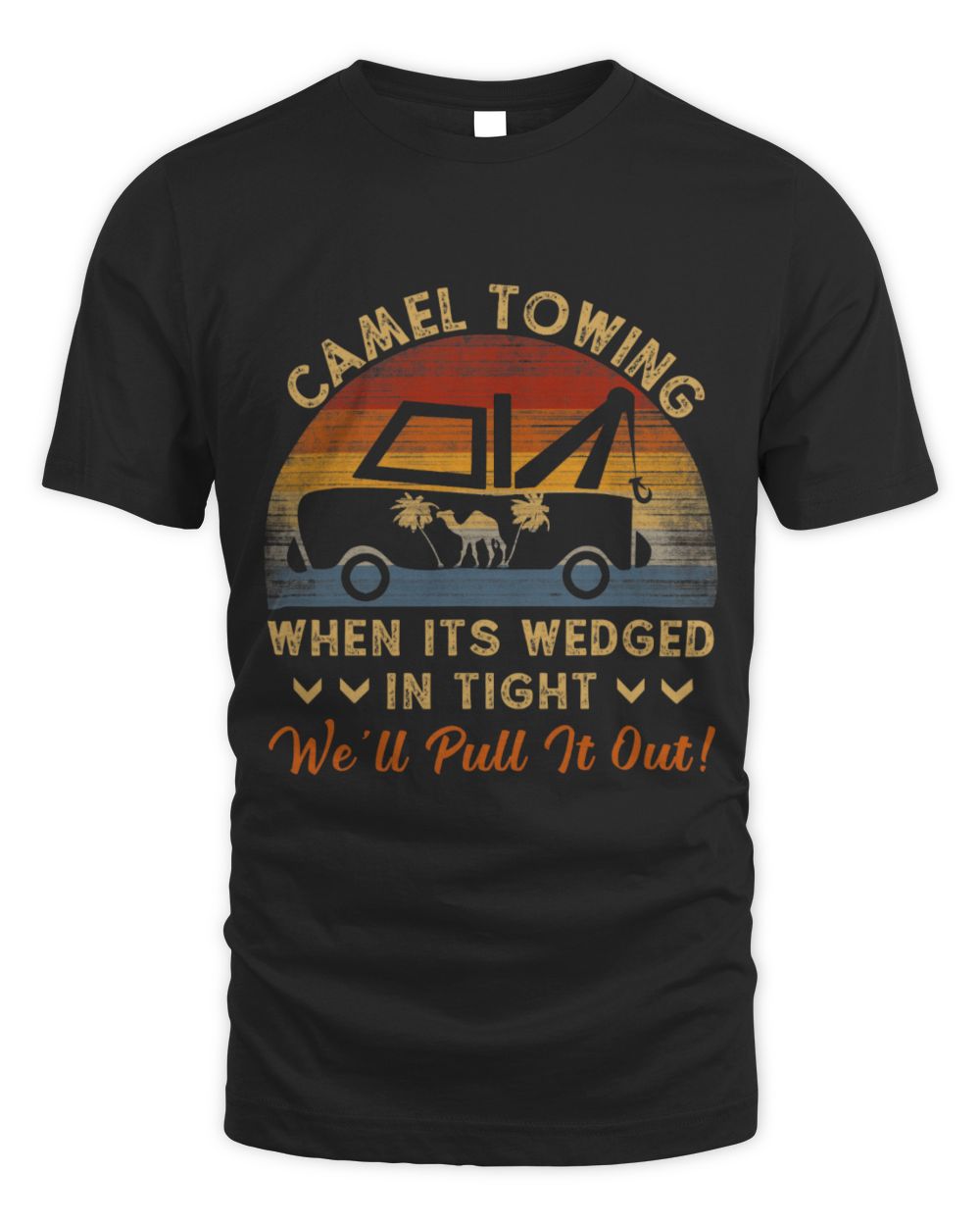 Cute Tow Truck Retro Adult Humor Saying Funny Halloween 2 Unisex Standard T-Shirt black s