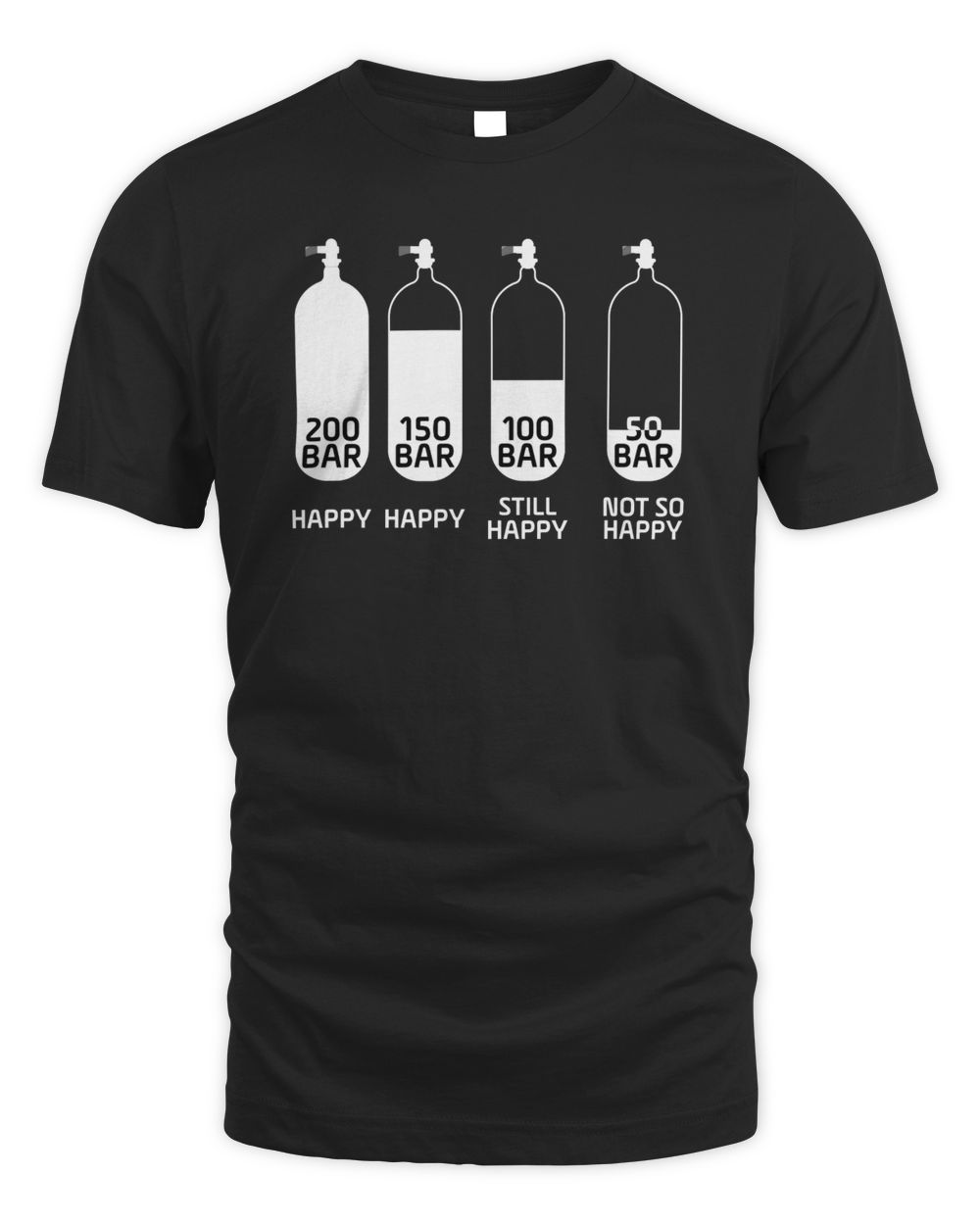 Happy Bar Unisex Standard T-Shirt black 