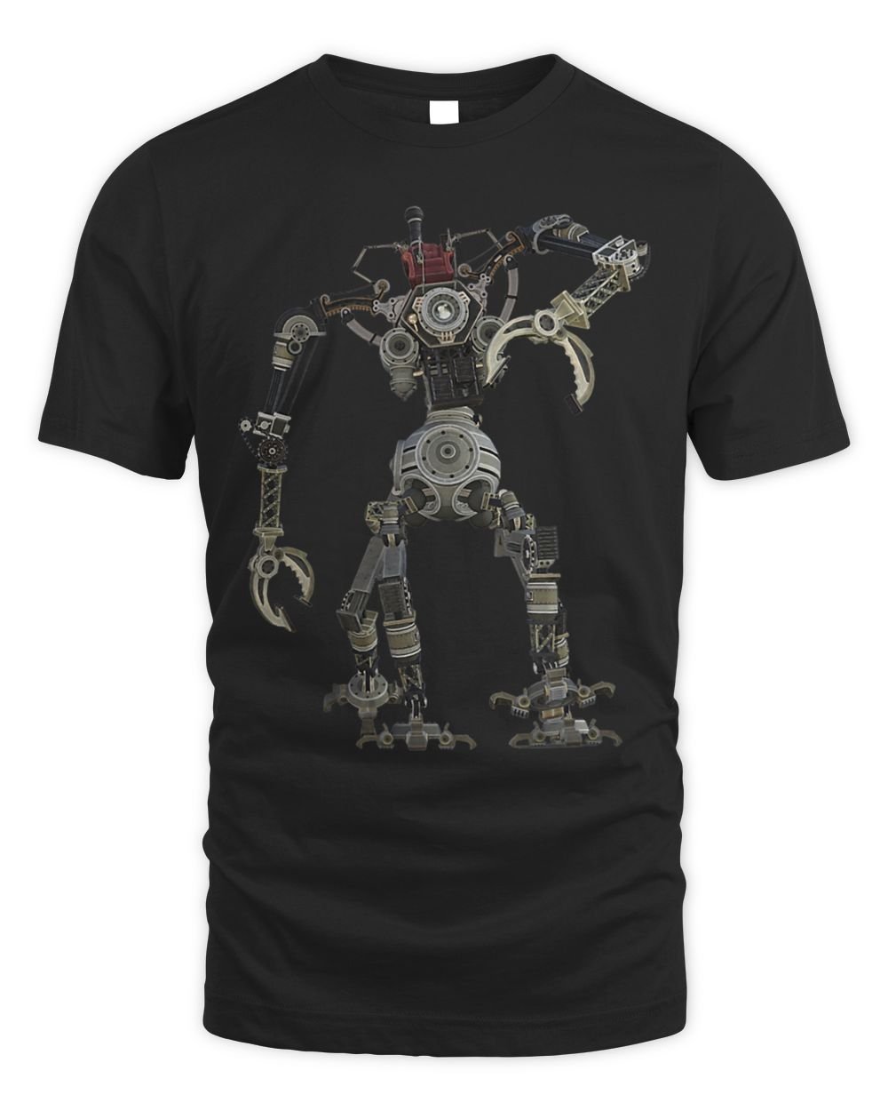 Andriod Automation Helper Cyborg Bot Robot Chatbot Tech 4 Unisex Standard T-Shirt black s