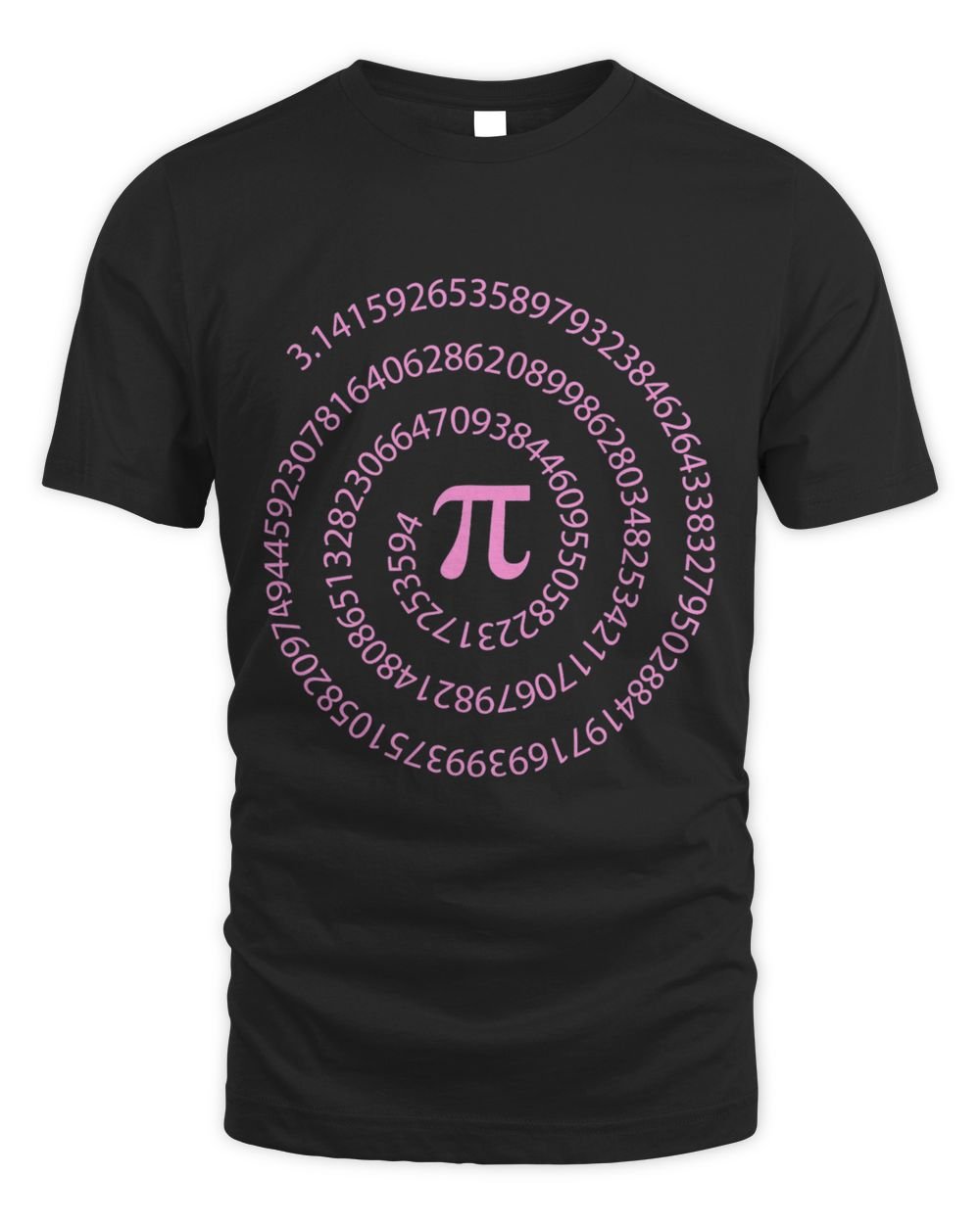 Pi Day Mathematics Math Statistics Engineer Pink Womens Pi Unisex Standard T-Shirt black s