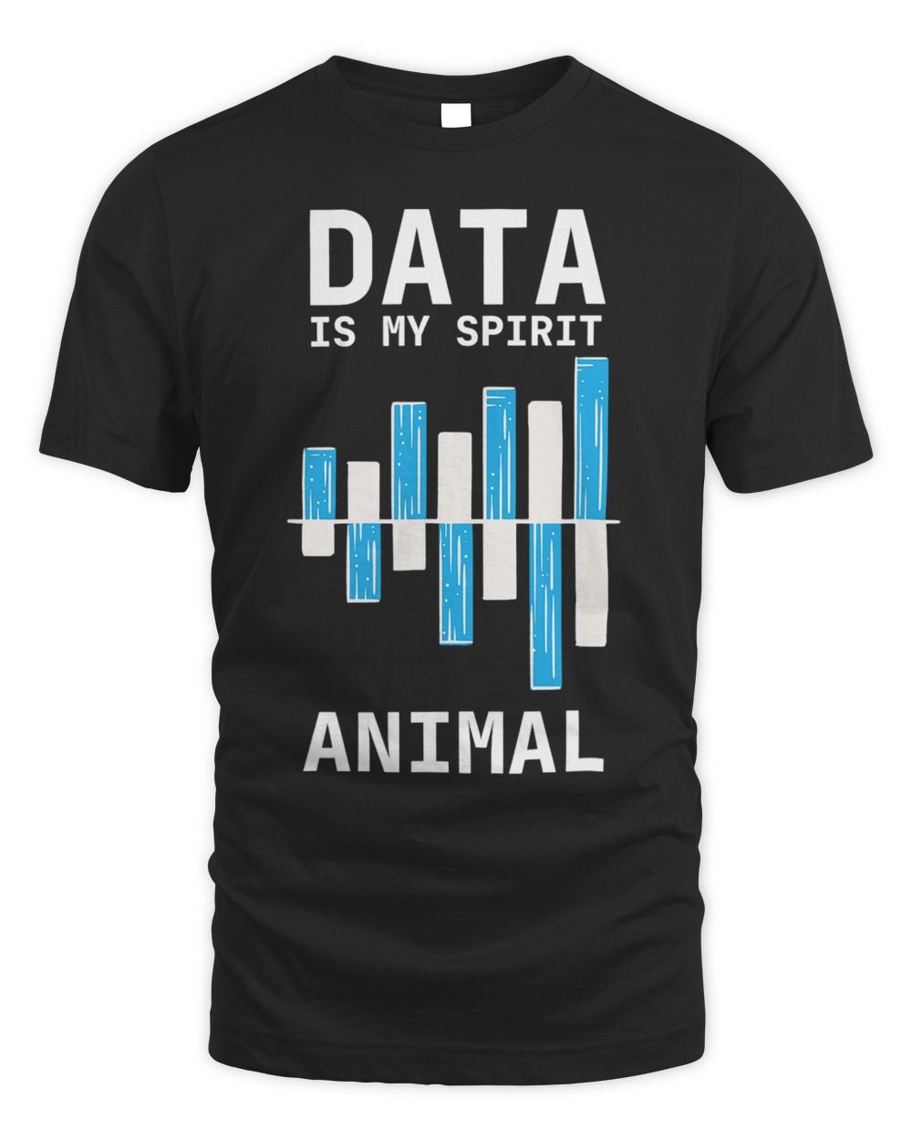 Data Analyst Spirit Animal Data Scientist Software Engineer Unisex Standard T-Shirt black s