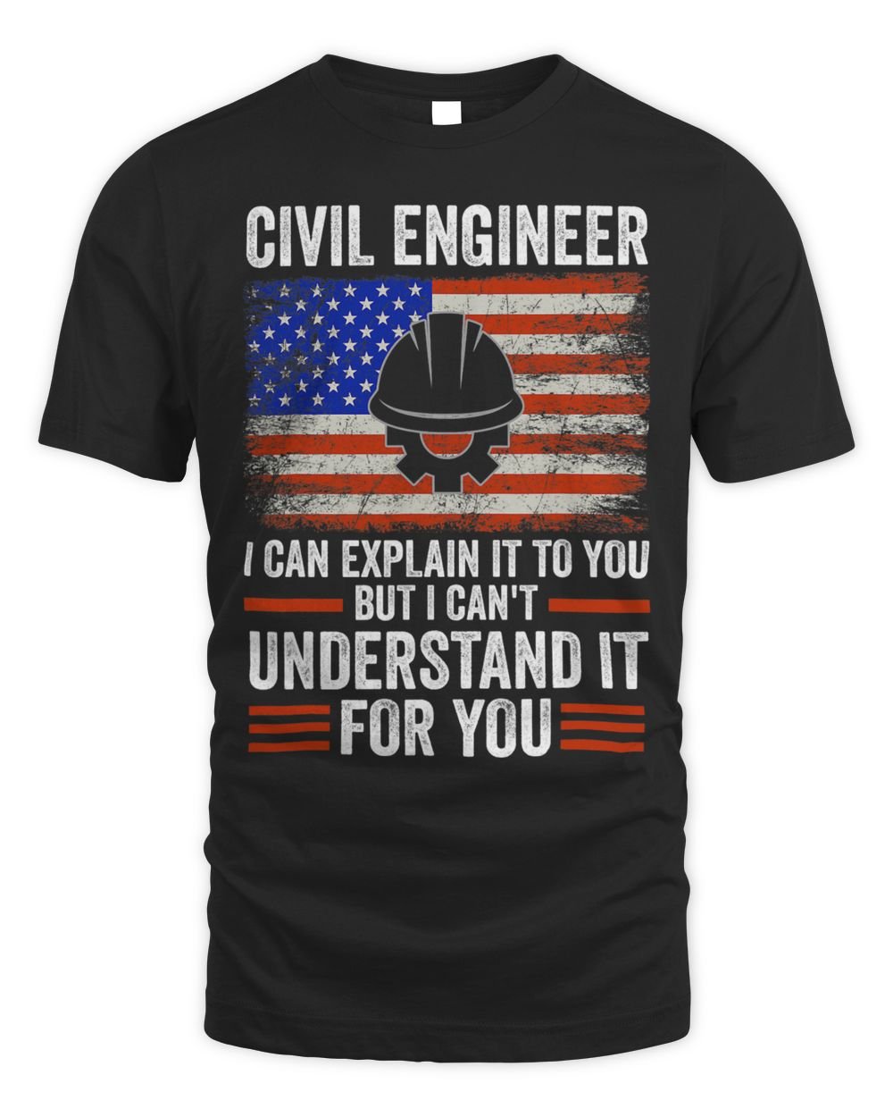 Civil engineer I can explain it to you Job Unisex Standard T-Shirt black s