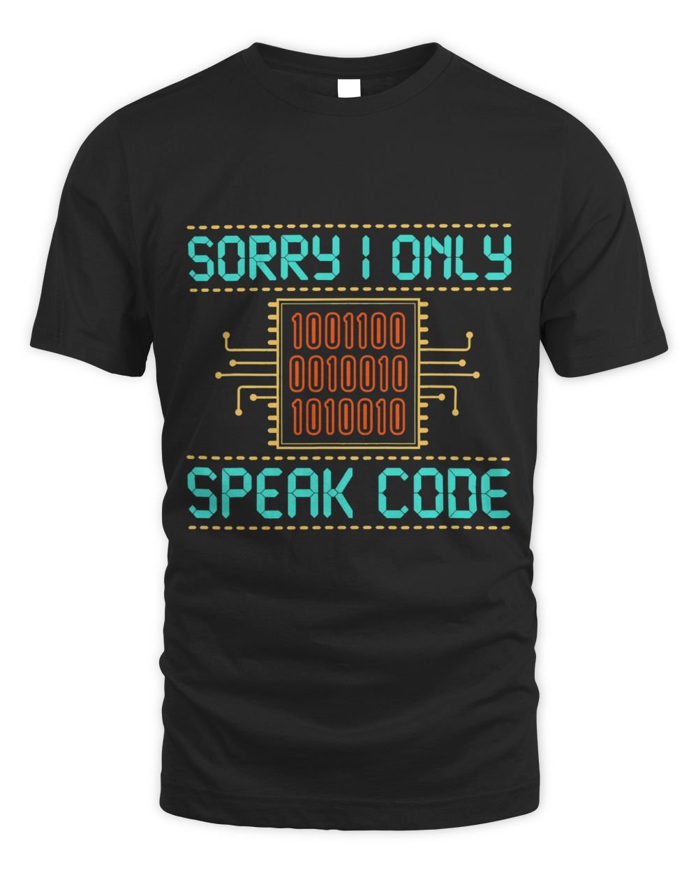 Developer Code Software Engineer Programmer Nerd Computer 2 Unisex Standard T-Shirt black s