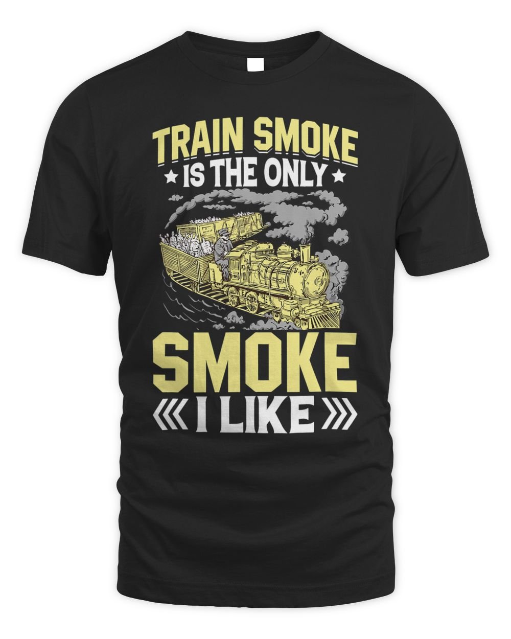 Dont Mess With Train Lover Railroad Trains Engineer Graphic Unisex Standard T-Shirt black s