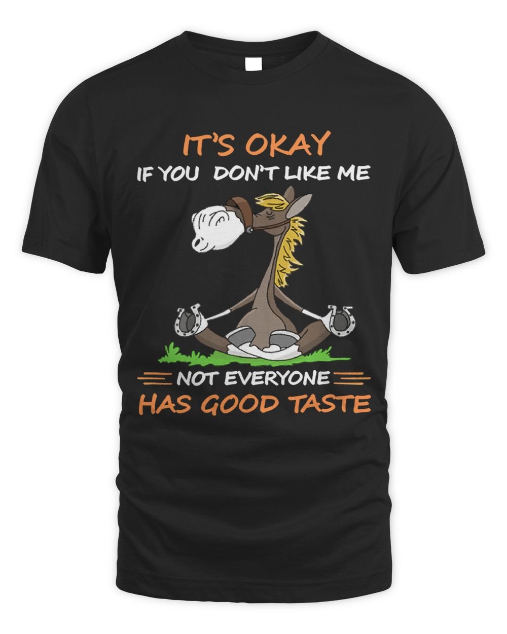 Its Okay If You Dont Like Me Not Everyone Has Good Taste 148 Unisex Standard T-Shirt black s
