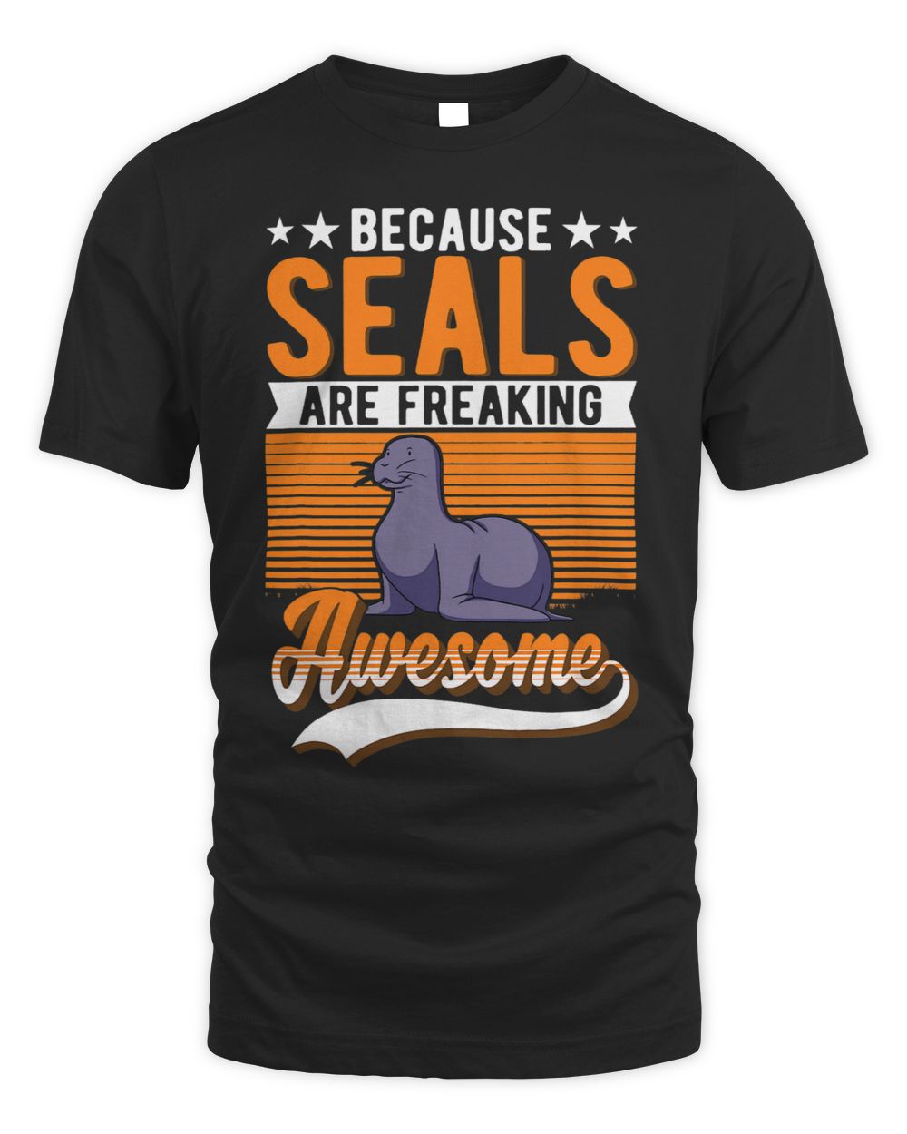 Because Seal are freaking awesome Seal 3 Unisex Standard T-Shirt black s