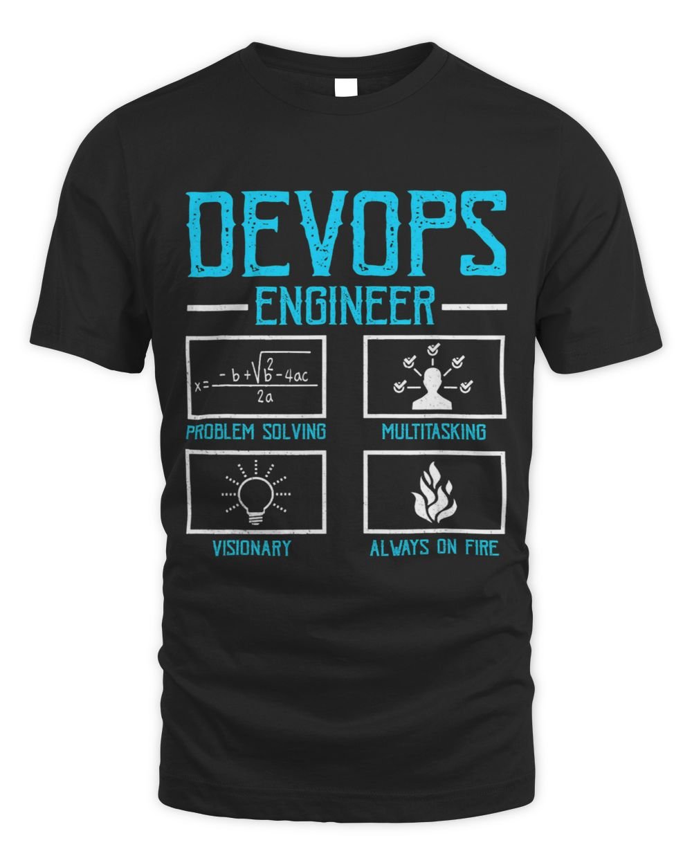 Sys admin and developer Design for a Cloud devops engineer 2 Unisex Standard T-Shirt black s