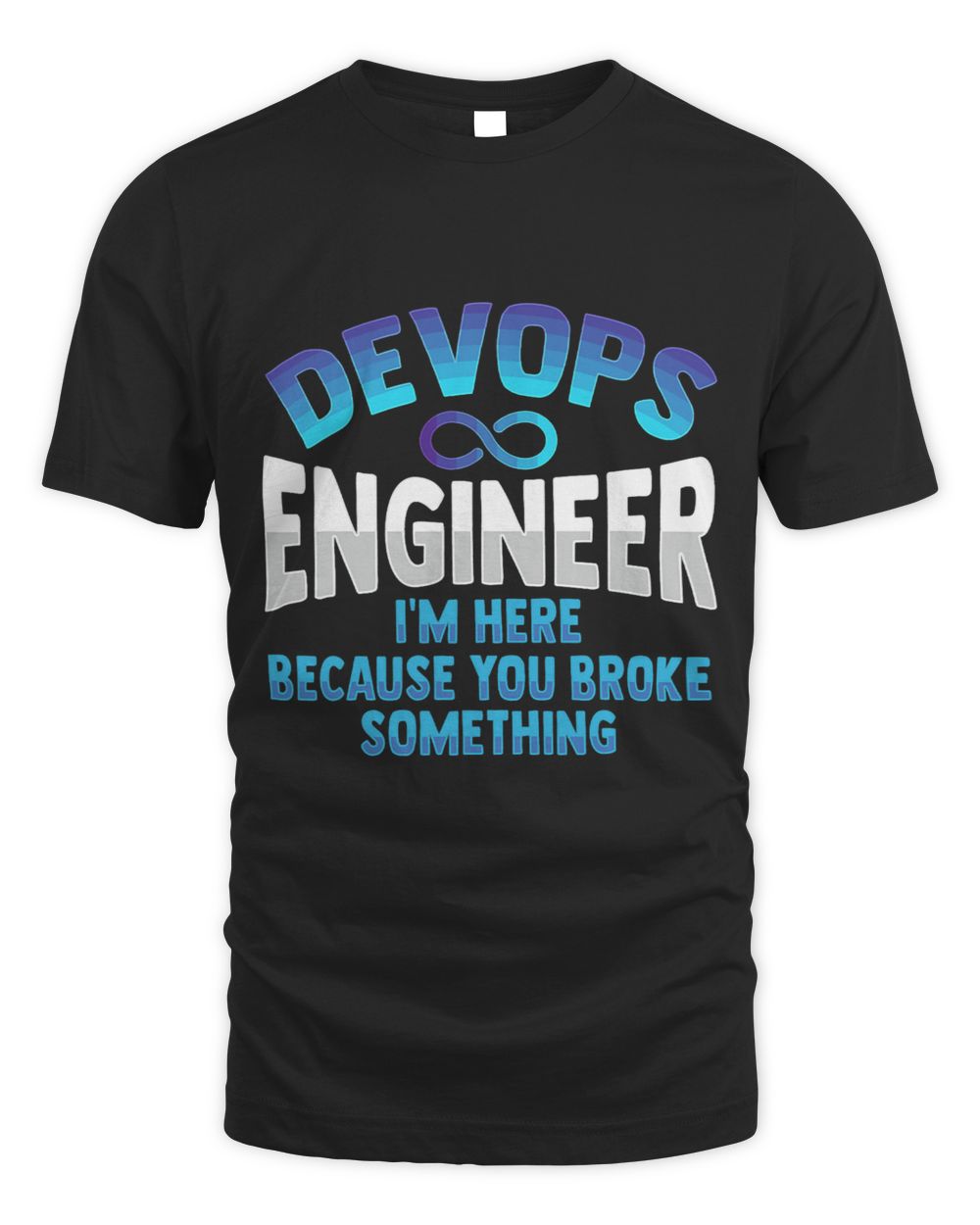 Sys admin and developer Design for a Cloud devops engineer 32 Unisex Standard T-Shirt black s