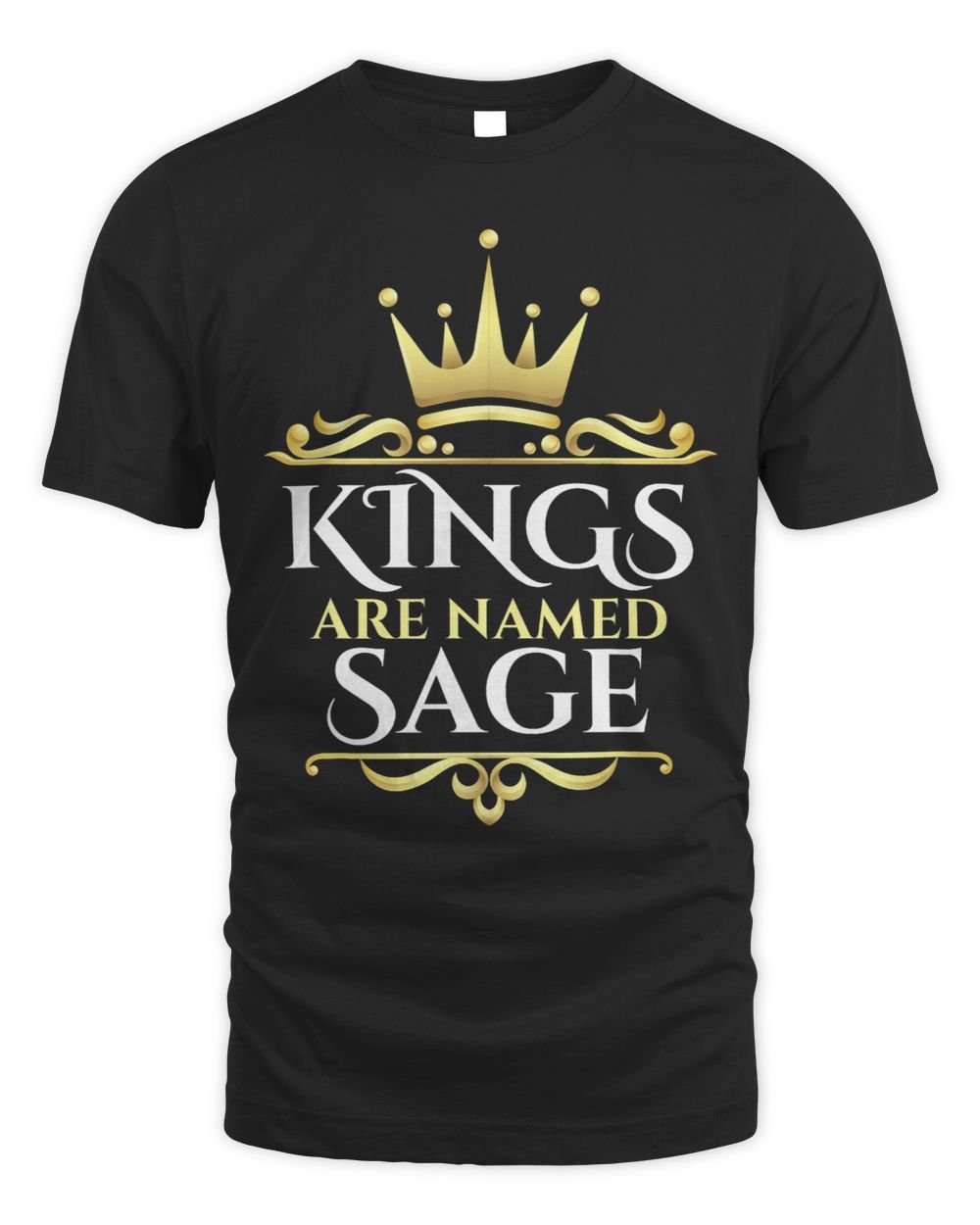 Kings Are Named Sage Unisex Standard T-Shirt black s
