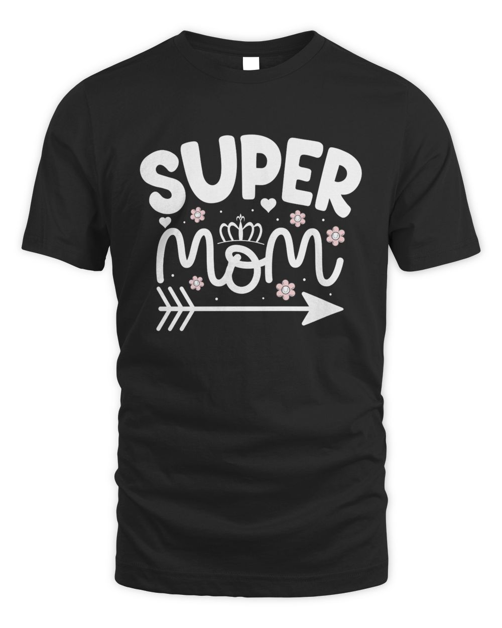 Super Mom Unisex Standard T-Shirt black s