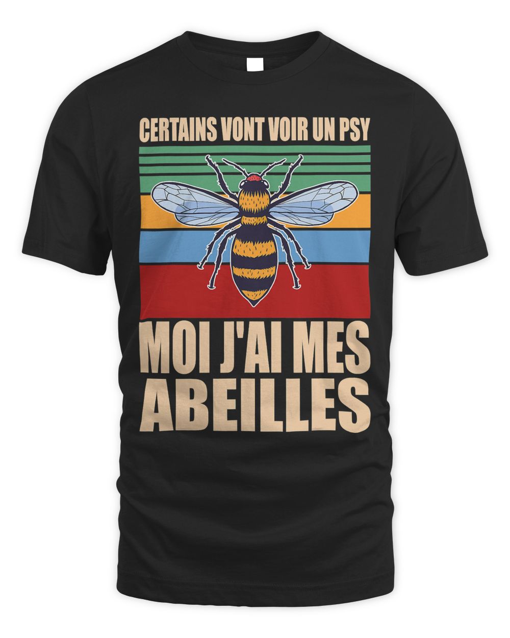 Bee Beekeeper 108 Hive Beekeeping Unisex Standard T-Shirt black s