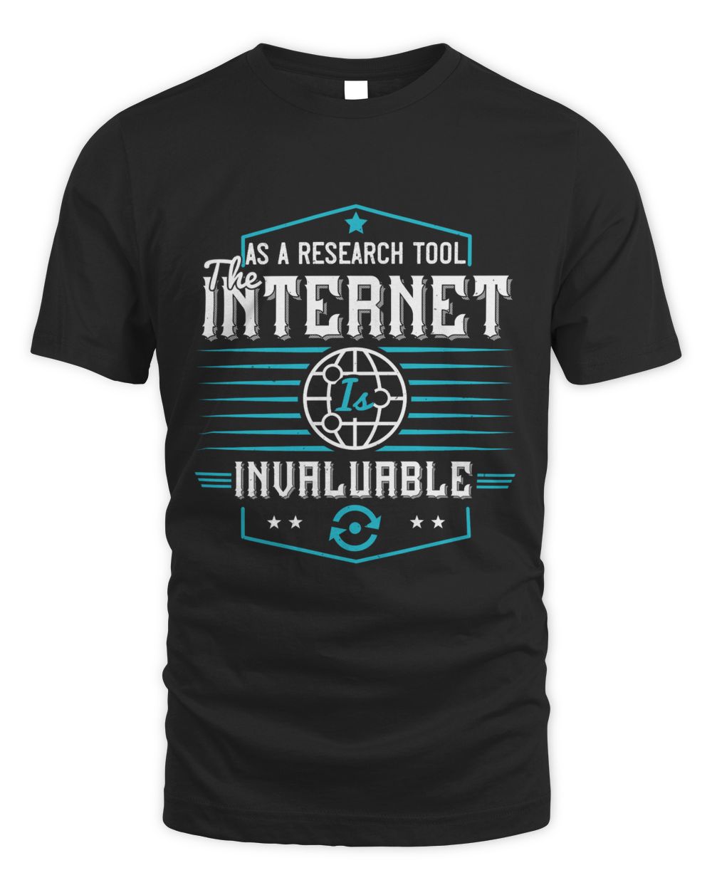 As a research tool, the internet is invaluable 2-01 Men's Standard T-Shirt black s