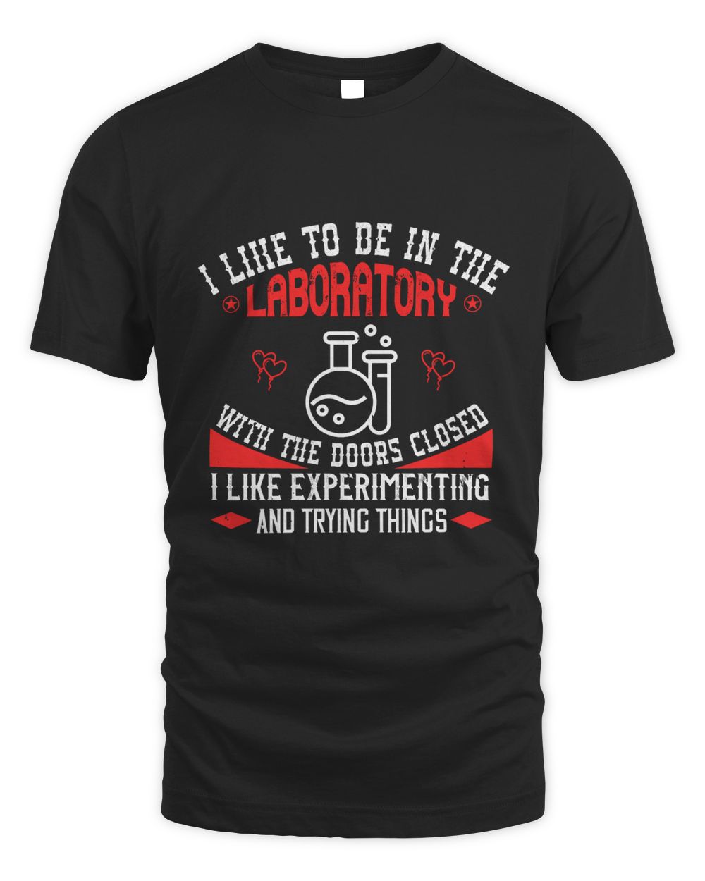 I like to be in the laboratory-01 Men's Standard T-Shirt black s