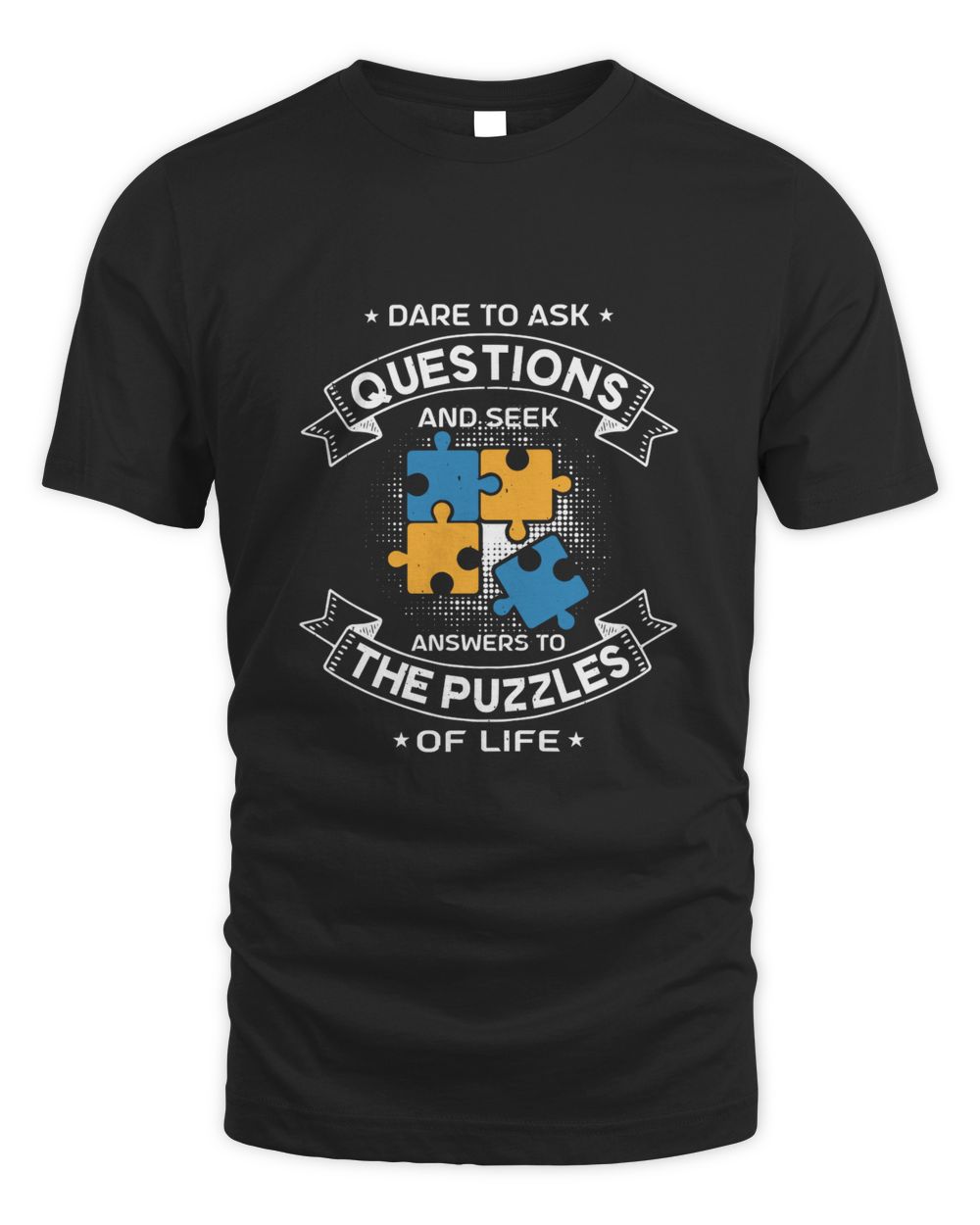 Dare to ask questions-01 Men's Standard T-Shirt black s