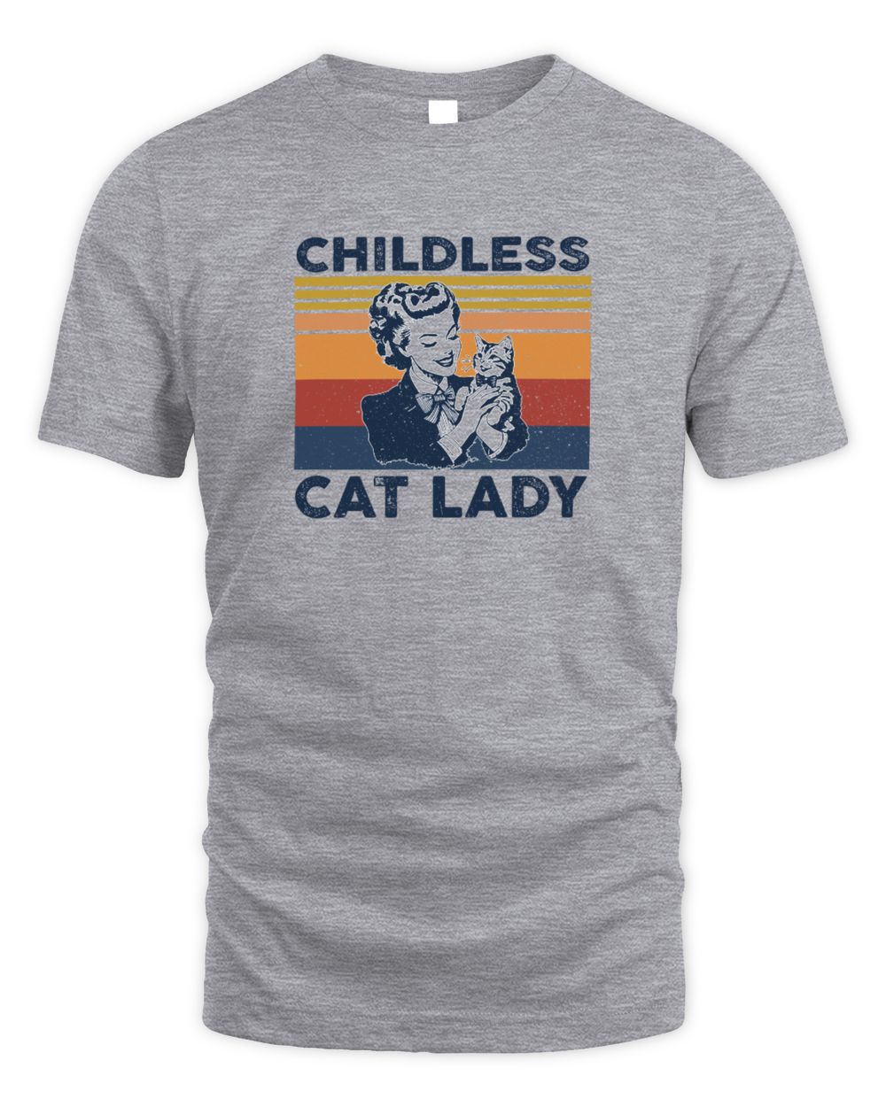 Childless Cat Ladies Vote Cat Lovers Unisex Standard T-Shirt sport-grey s