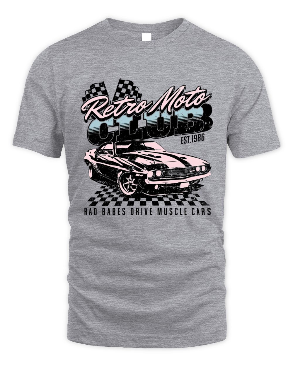 Retro Classic Car T-Shirt Unisex Standard T-Shirt sport-grey s