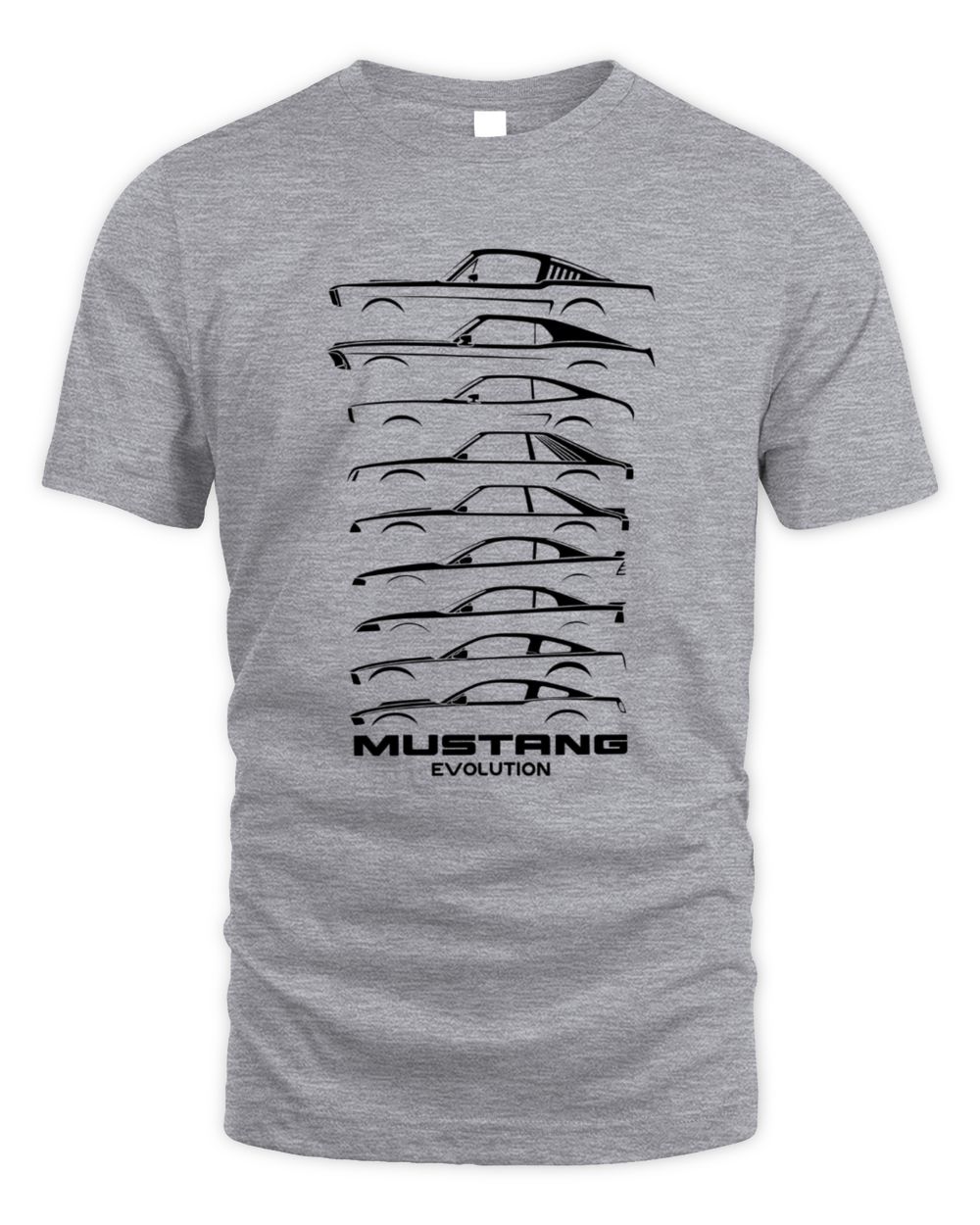 Classic Car Evolution T-Shirt Unisex Standard T-Shirt sport-grey s