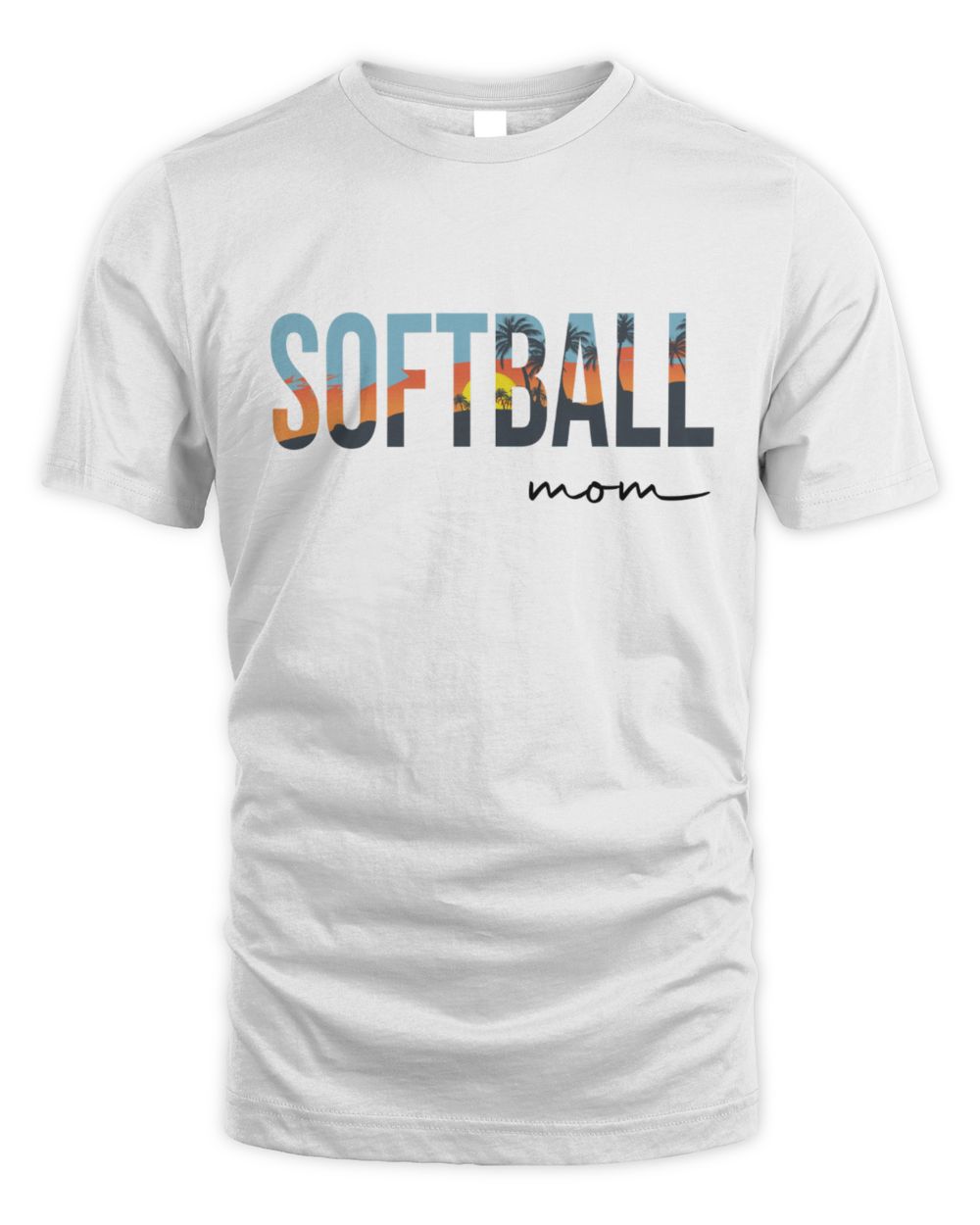 Softball Mom T-shirt- Softball T-shirts, Hello Summer, Aloha Unisex Standard T-Shirt white s