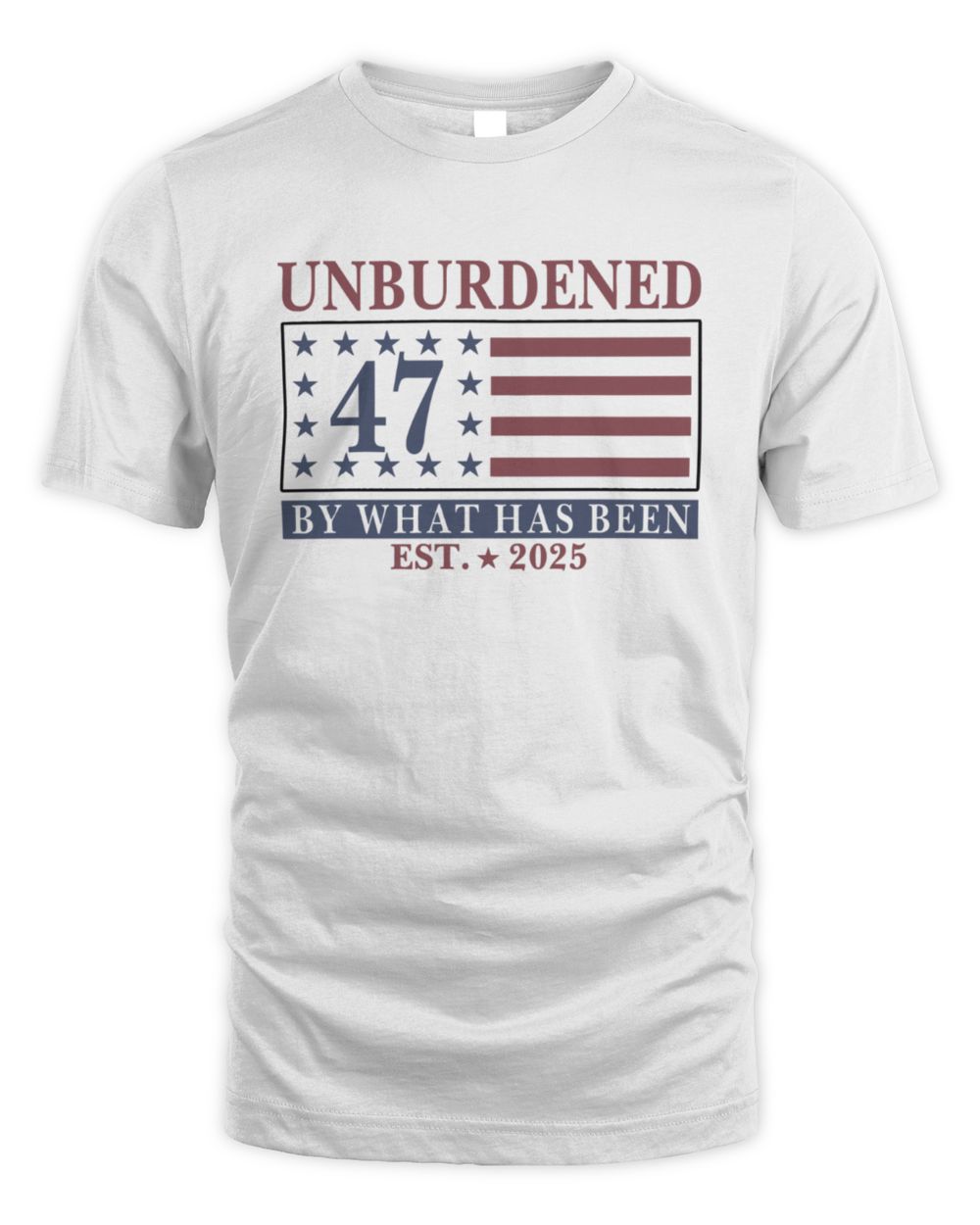 Unburdened By What Has Been Unisex Standard T-Shirt white s