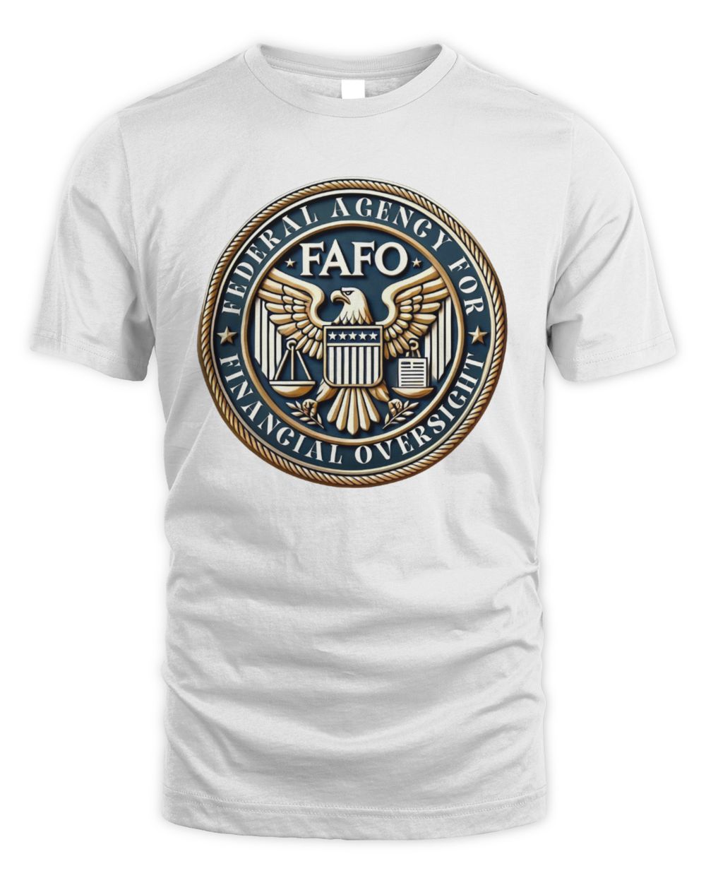 FAFO Unisex Standard T-Shirt white s