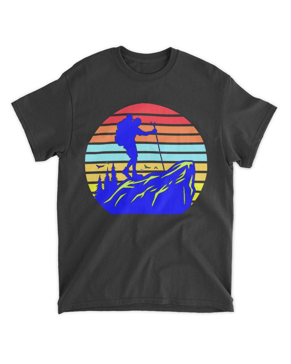 Colorful Hiking T Shirt Colorful Hiking T Shirt
