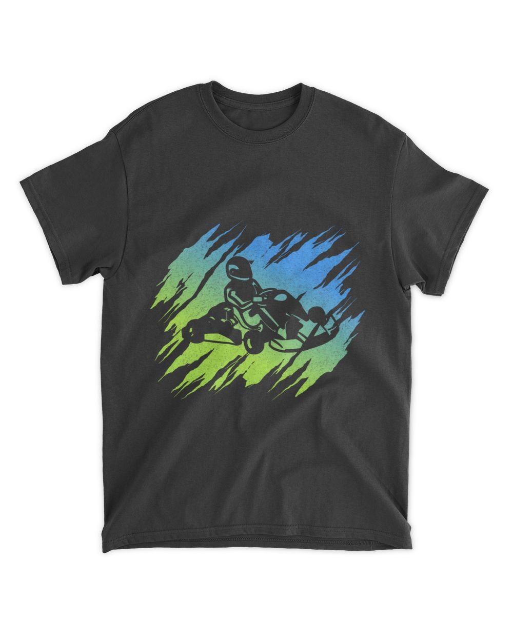 Kart Race Go Karts Boys Motorsport GoKart Unisex Standard T-Shirt black s