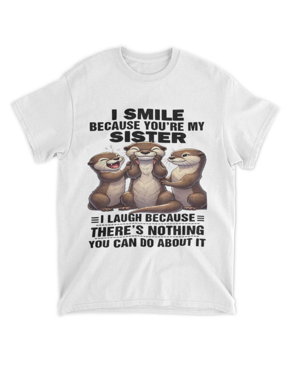 I SMILE... Unisex Standard T-Shirt white s