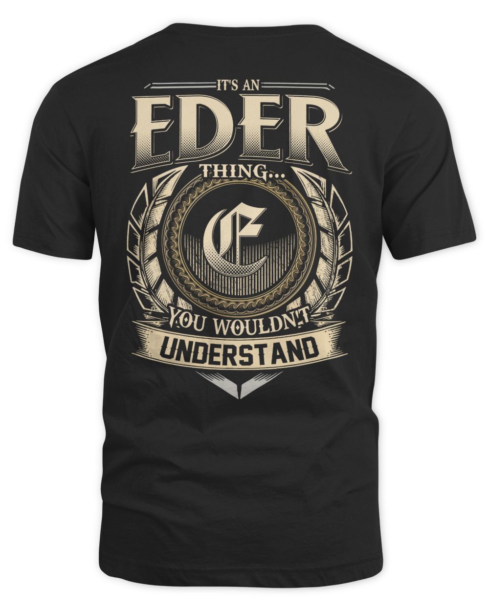 EDER Unisex Standard T-Shirt black s