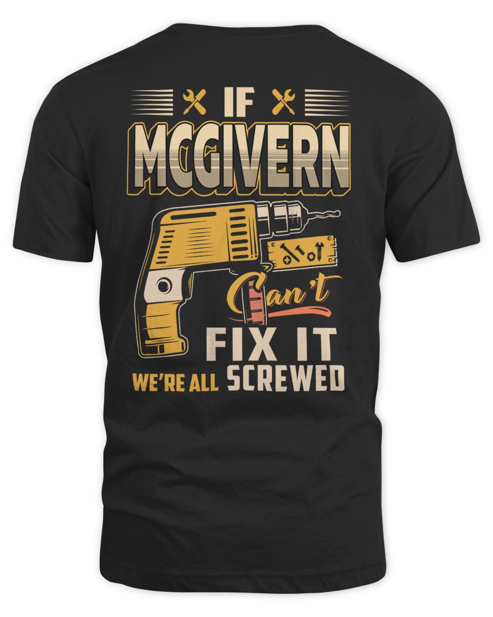 MCGIVERN Unisex Standard T-Shirt black s