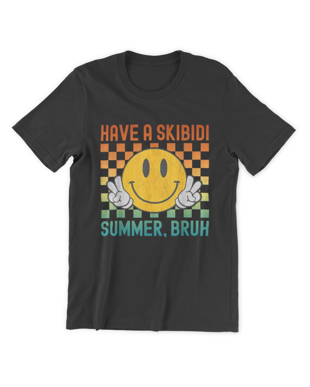 Have A Skibidi Summer Bruh Teacher Last Day Of School Funny Unisex Premium T-Shirt black s