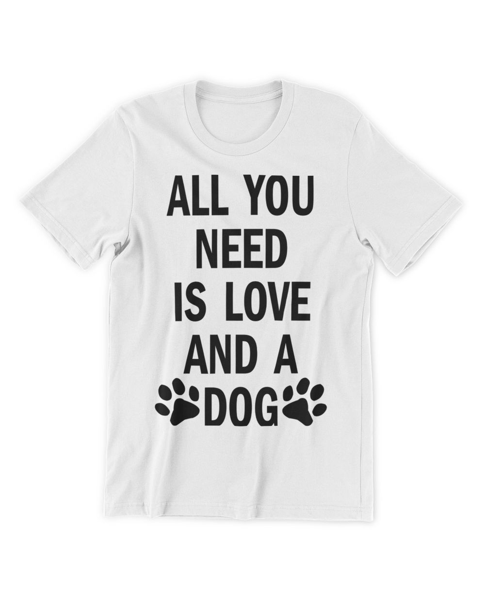 All you need is love and a dog - Light Color Unisex Premium T-Shirt white s