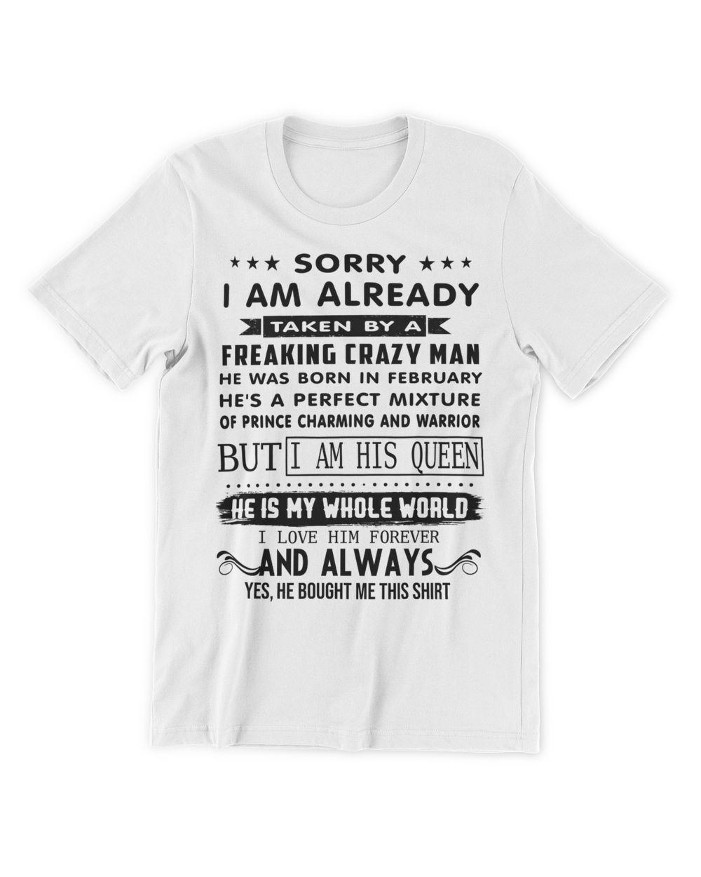 Crazy man Unisex Premium T-Shirt white s