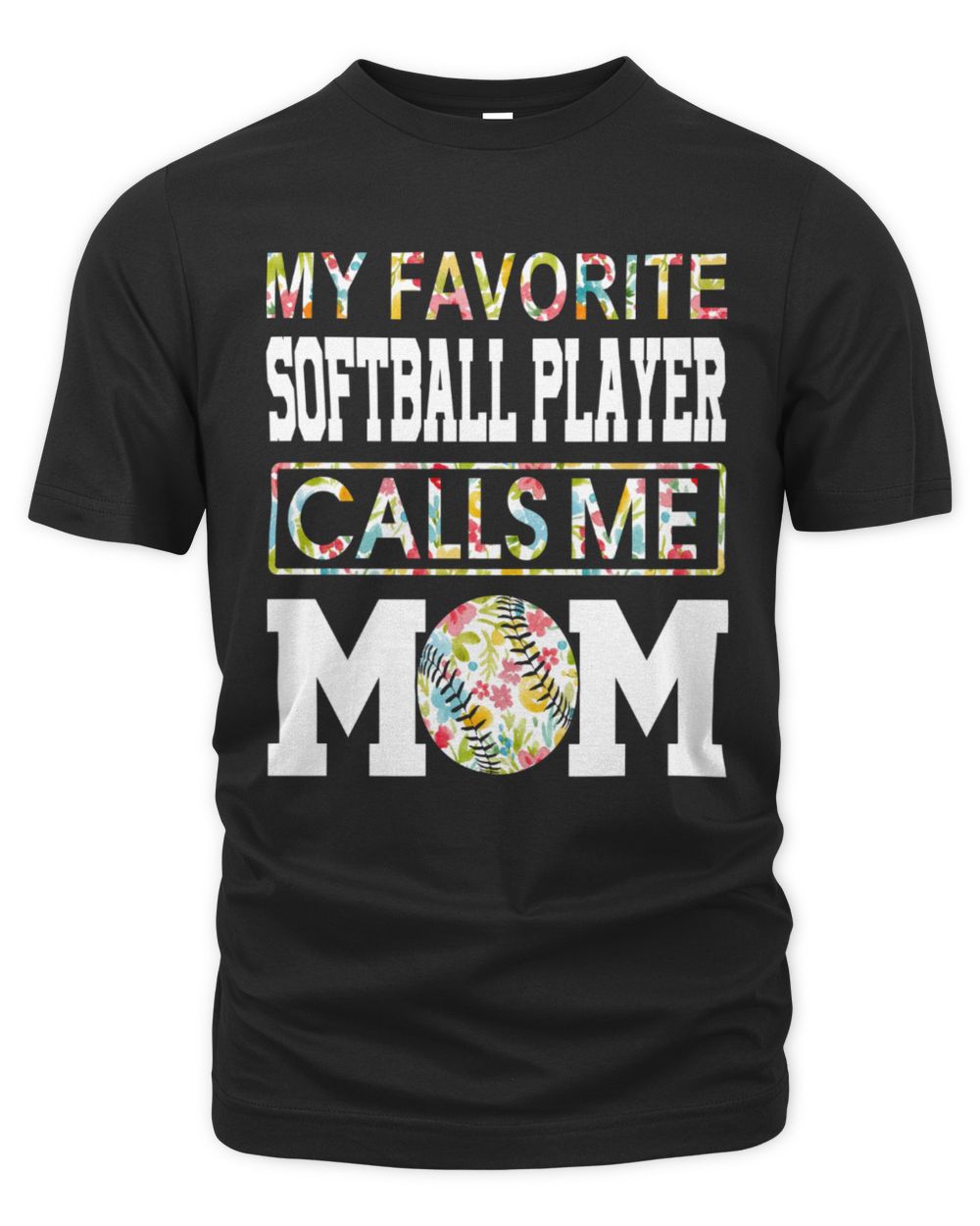 Softball Mom T-shirts, Softball Player- Women T-shirts Unisex Premium T-Shirt black s