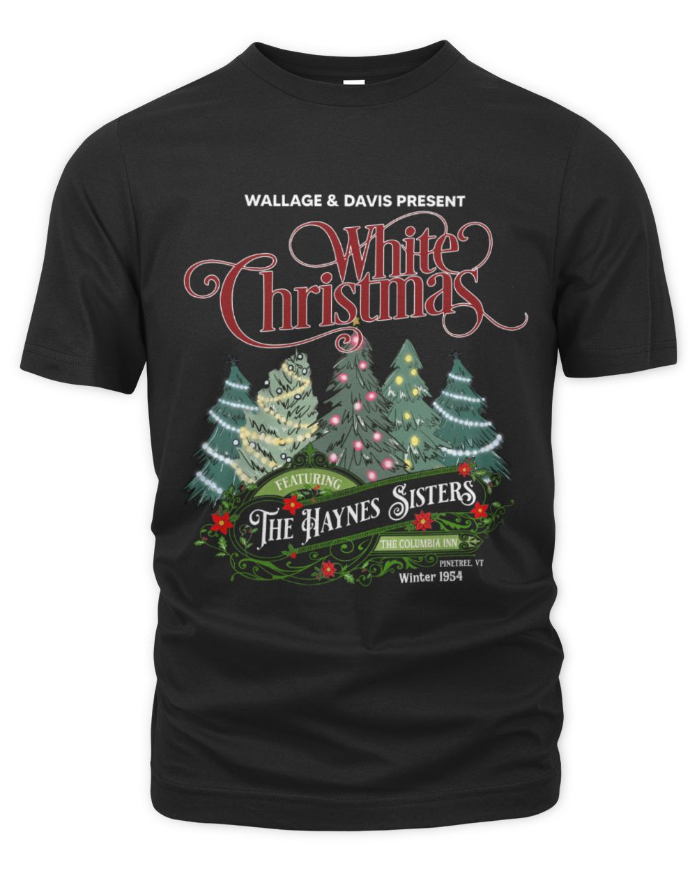 White Chrismas Unisex Premium T-Shirt black s