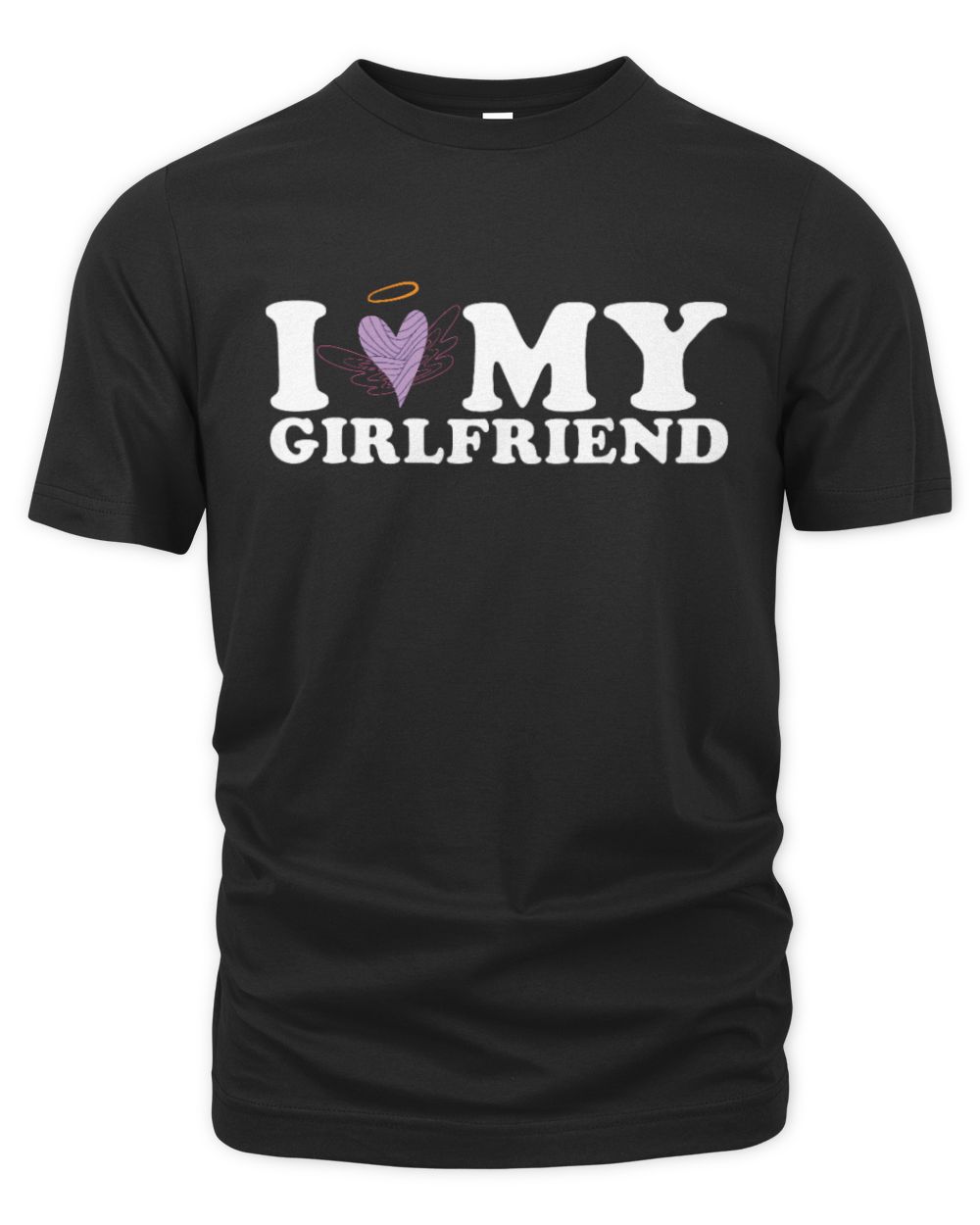 I Love My Hot Girlfriend (185) Unisex Premium T-Shirt black s