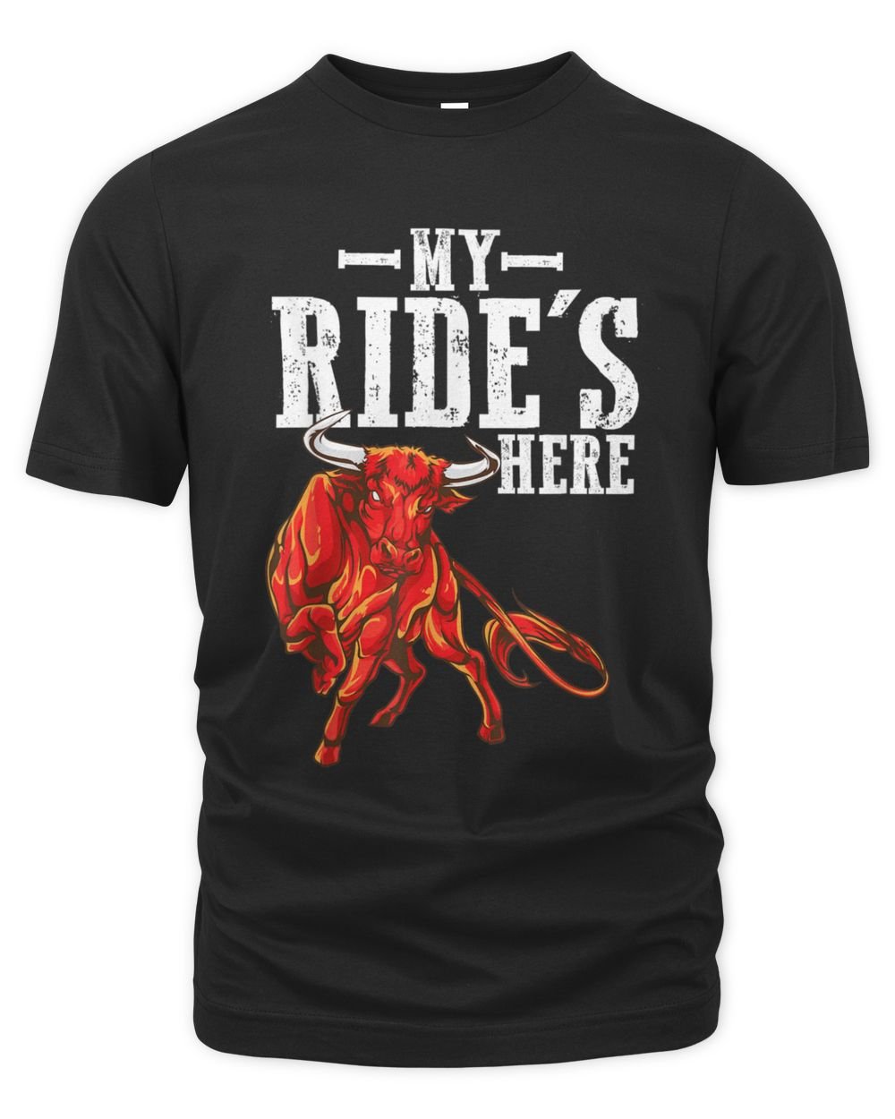 Bull Riding PBR Rodeo Bull Riders Unisex Premium T-Shirt black s