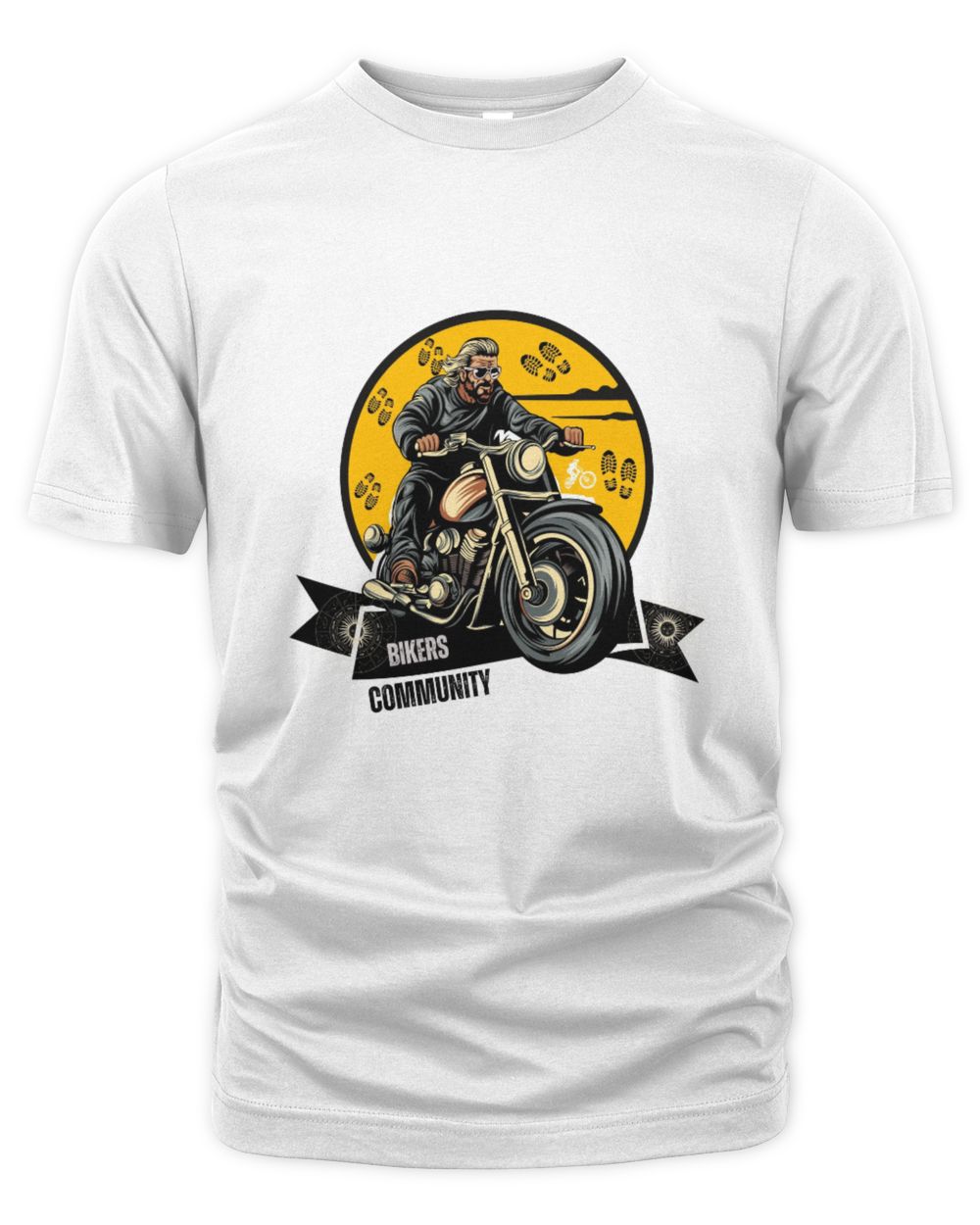 Bikers Community Unisex Premium T-Shirt white s
