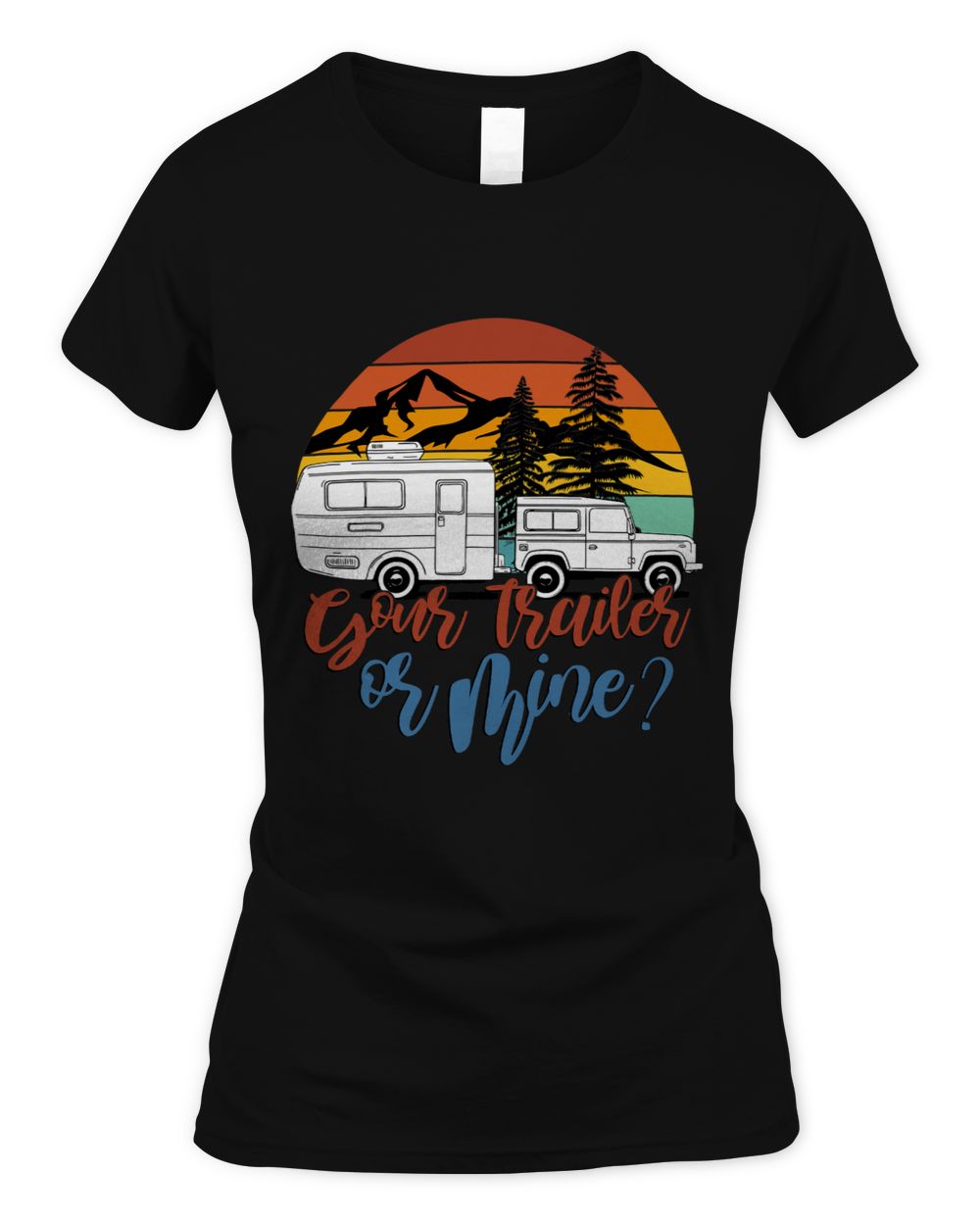 White Trash Shirt Trailer Funny White Trash Bash Women's Soft Style Fitted T-Shirt black s