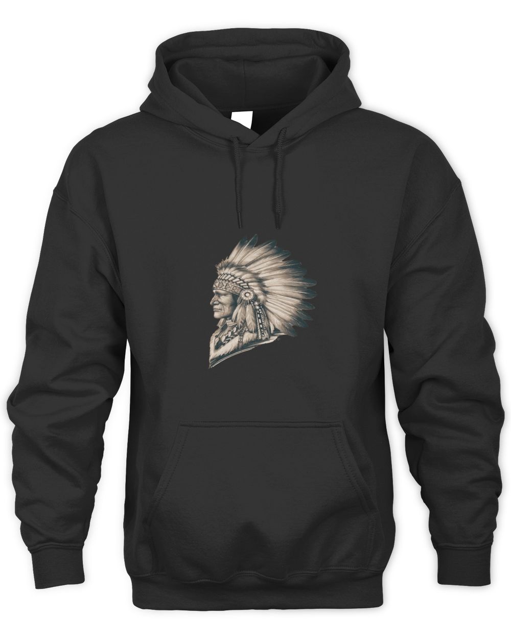 Native American shirt 2023 Unisex Hoodie black s