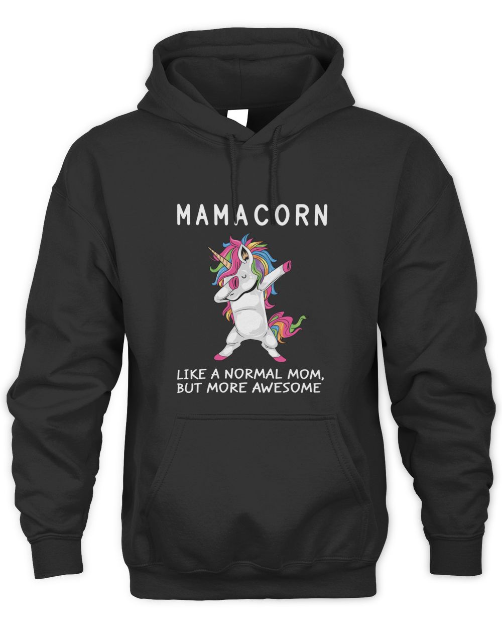 Mamacorn Unisex Hoodie black 