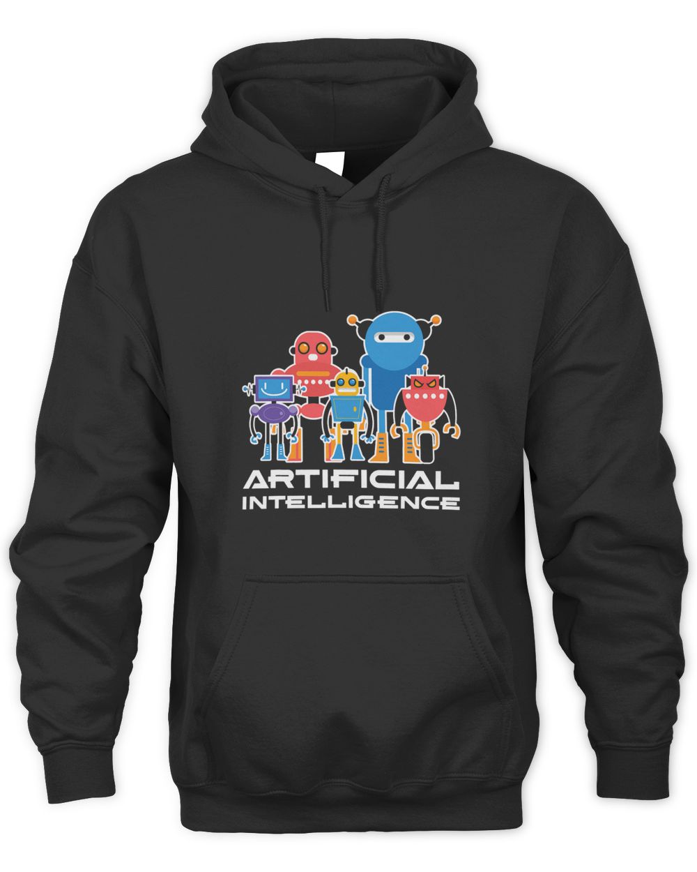 Artificial Intelligence Robots Computer Science AI Unisex Hoodie black s