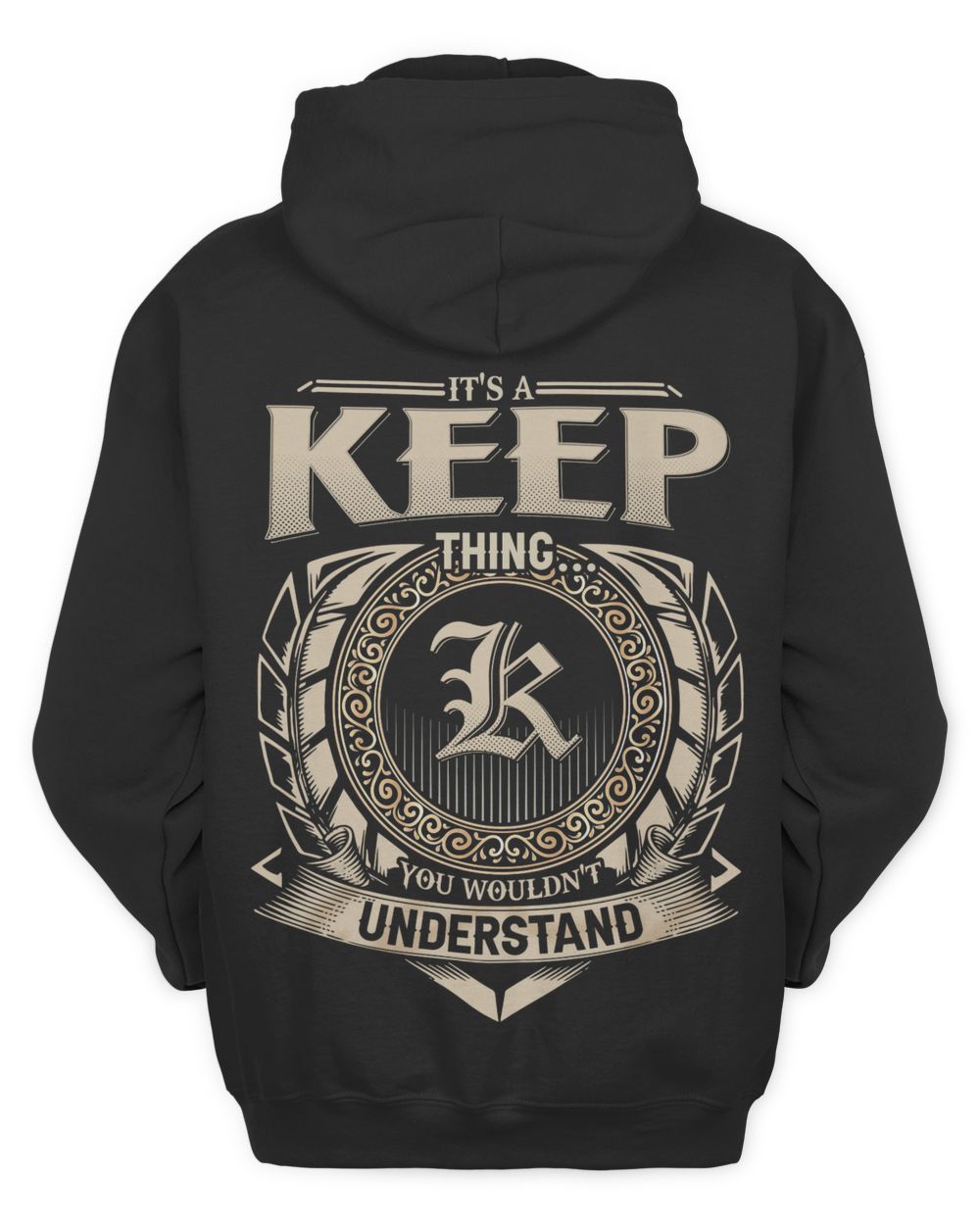 KEEP Unisex Hoodie black s