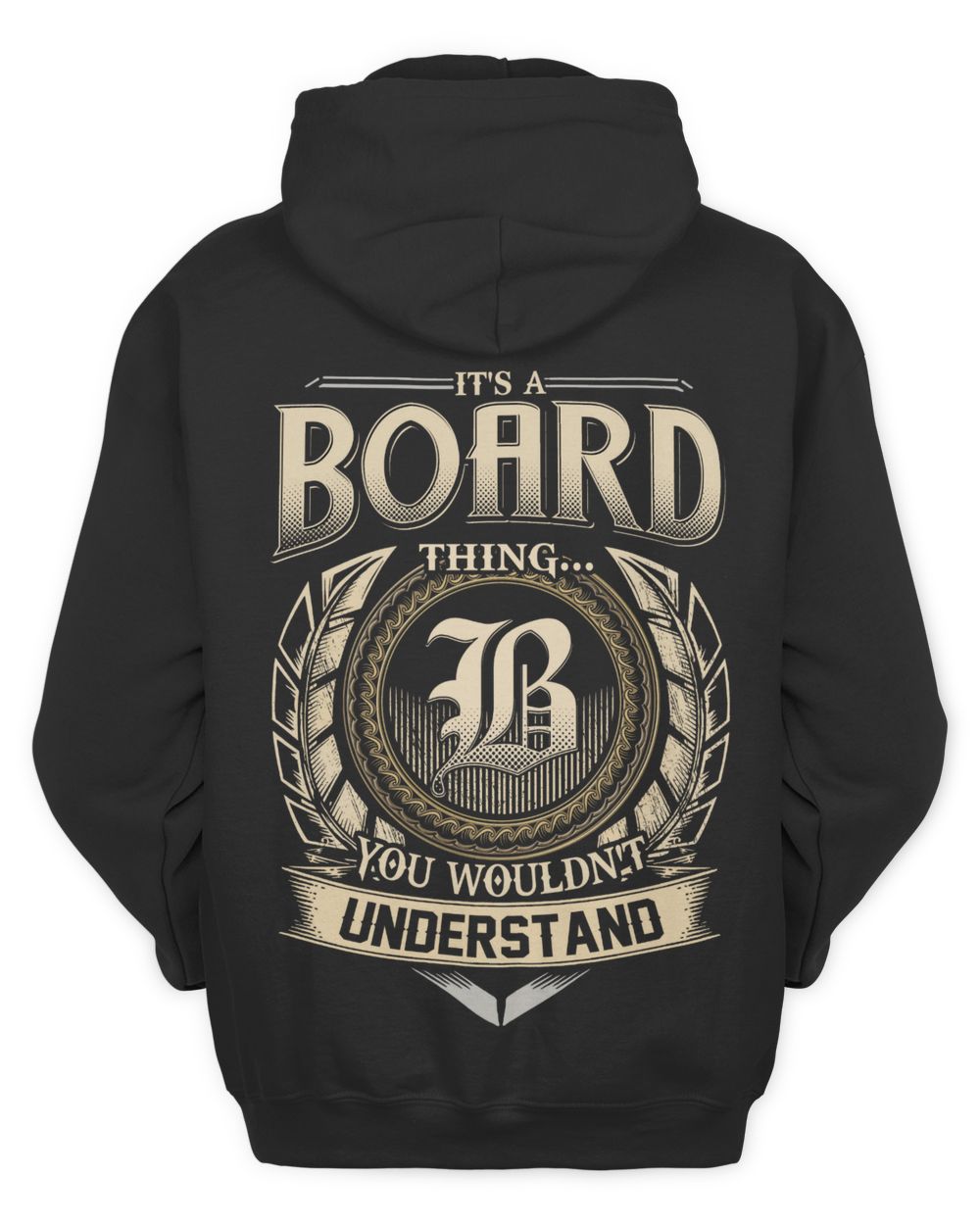BOARD Unisex Hoodie black s
