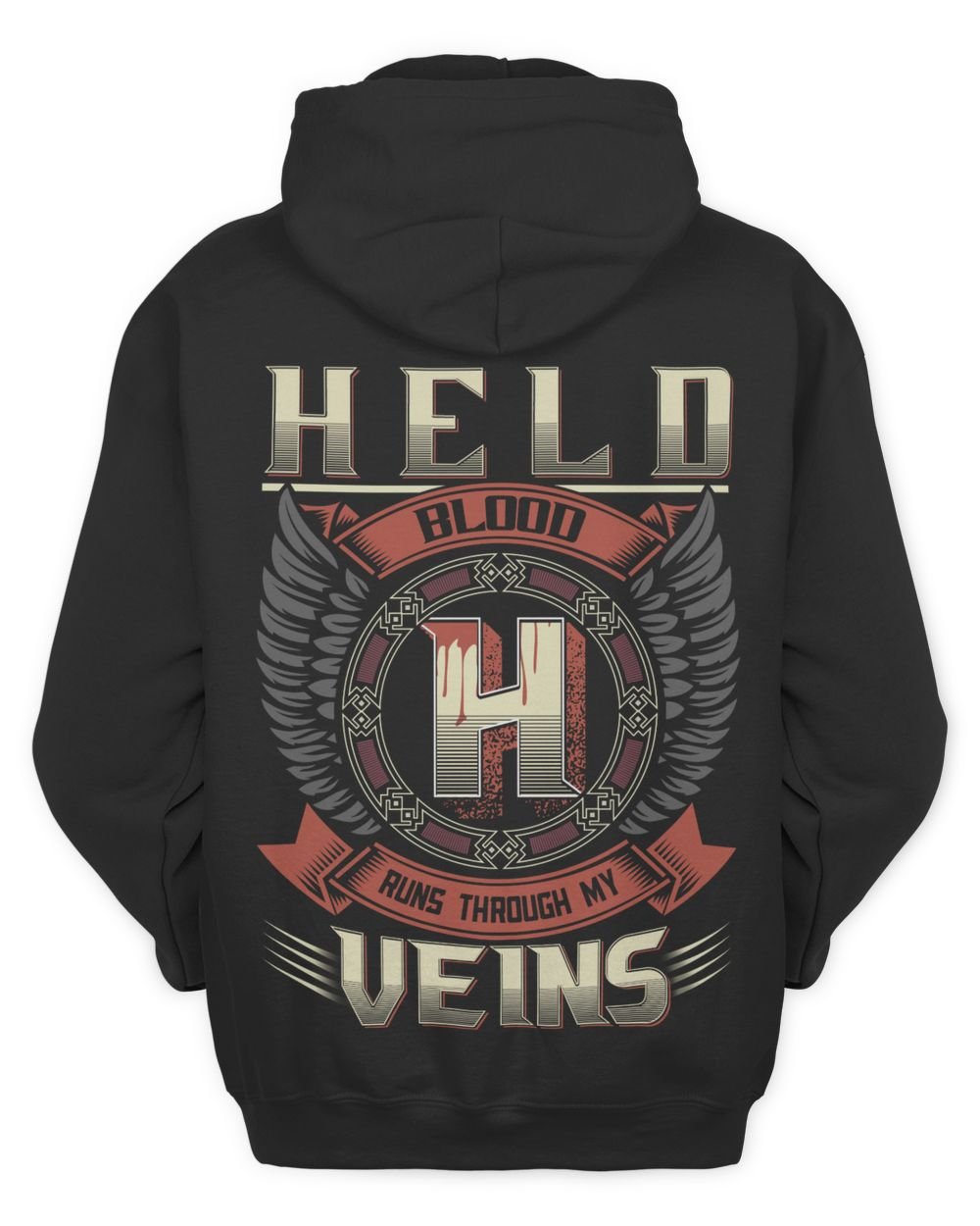 HELD BLOOD D1 Unisex Hoodie black s