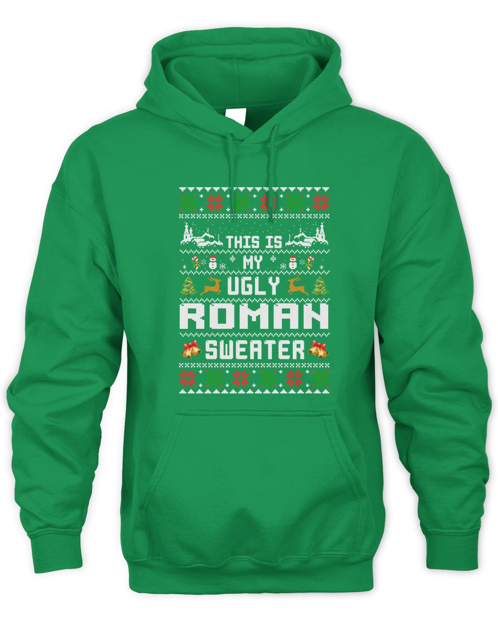 ROMAN-TP-XM15-01 Unisex Hoodie irish-green s