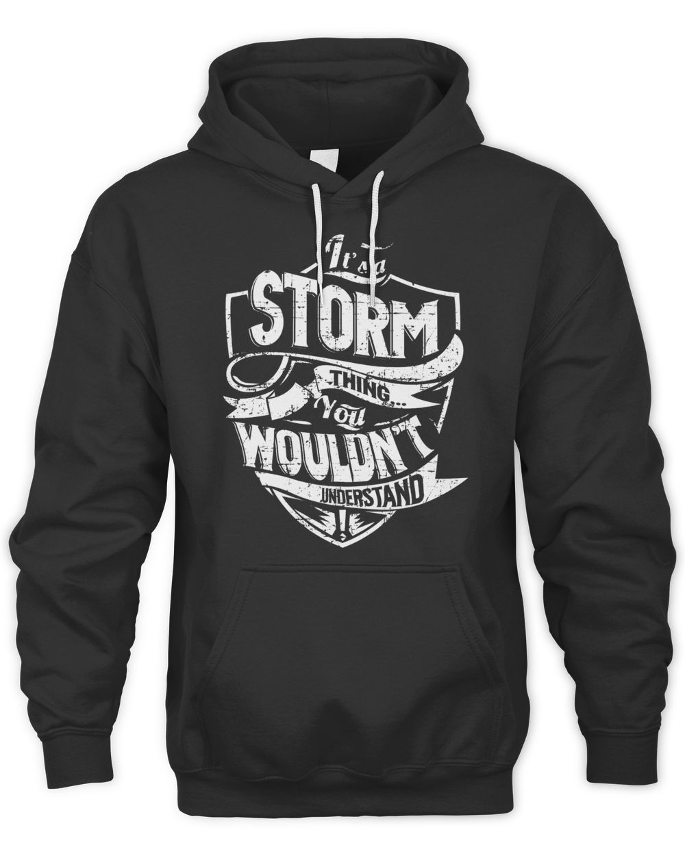 STORM Unisex Hoodie black s