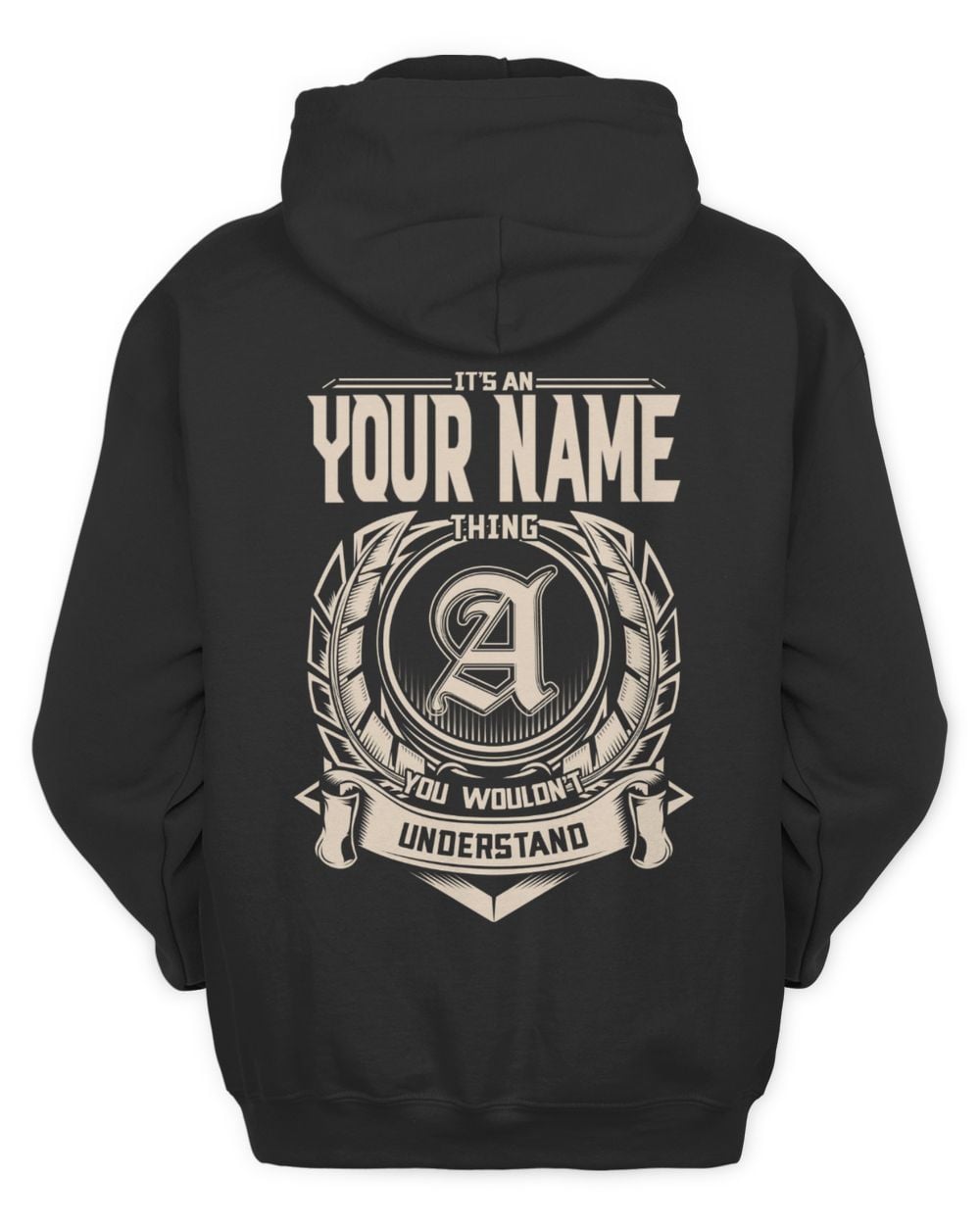 CUSTOM THINGS D6 Unisex Hoodie black s