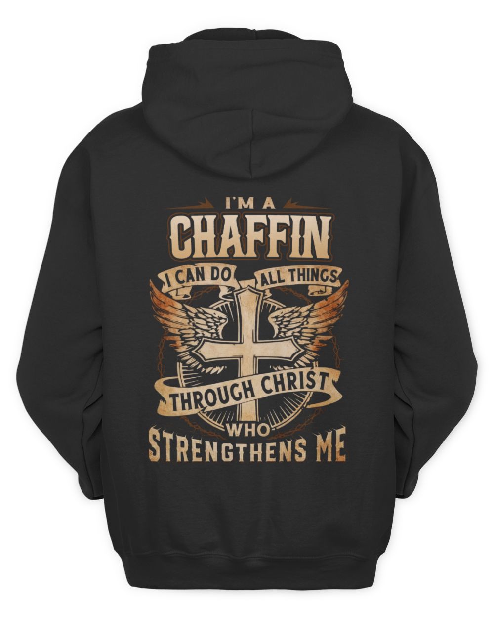 USL-122-Chaffin Unisex Hoodie black s