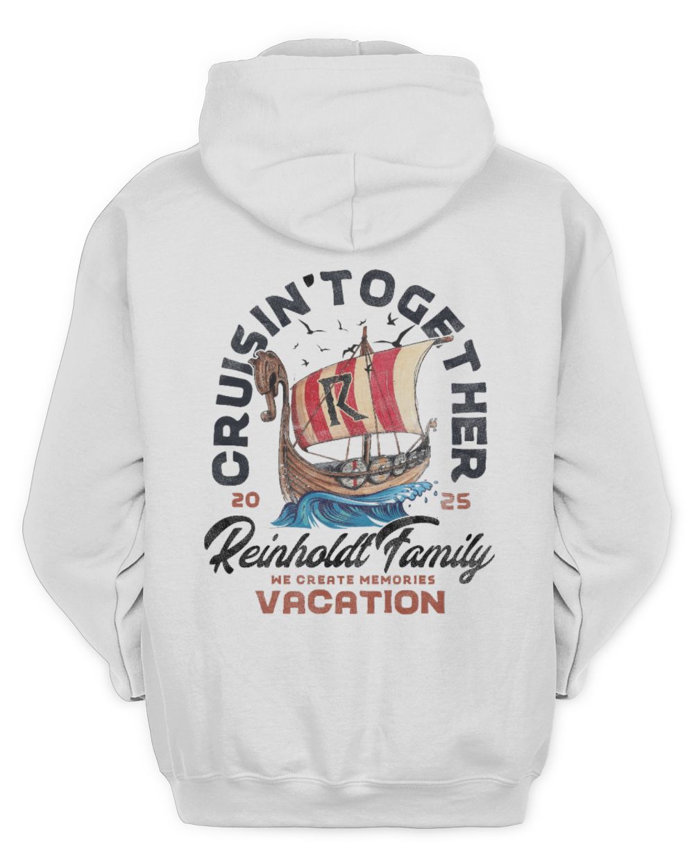 reinholdt 102T28 Unisex Hoodie white s