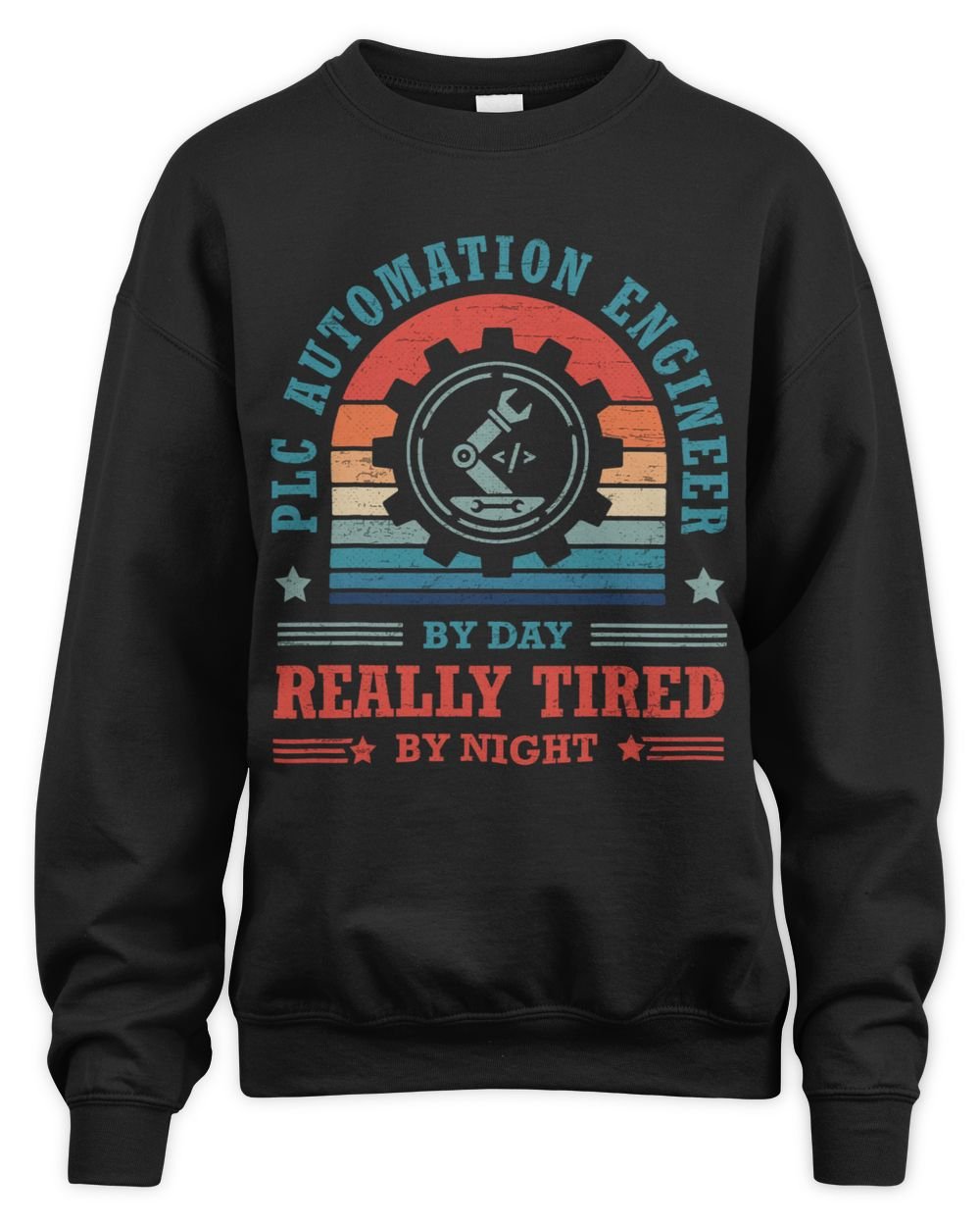 Controls Engineer PLC Automation Engineer HMI PLC Programmer 1 Unisex Sweatshirt black s
